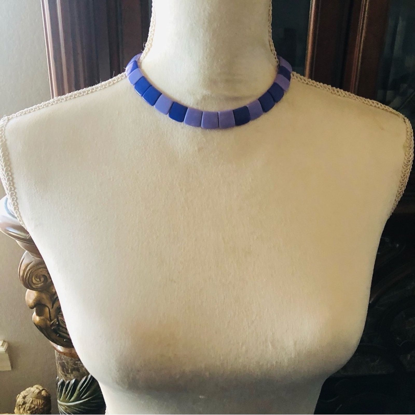 Monet Vintage Monet two tone purple disc choker necklace Size ONE SIZE - 5 Thumbnail