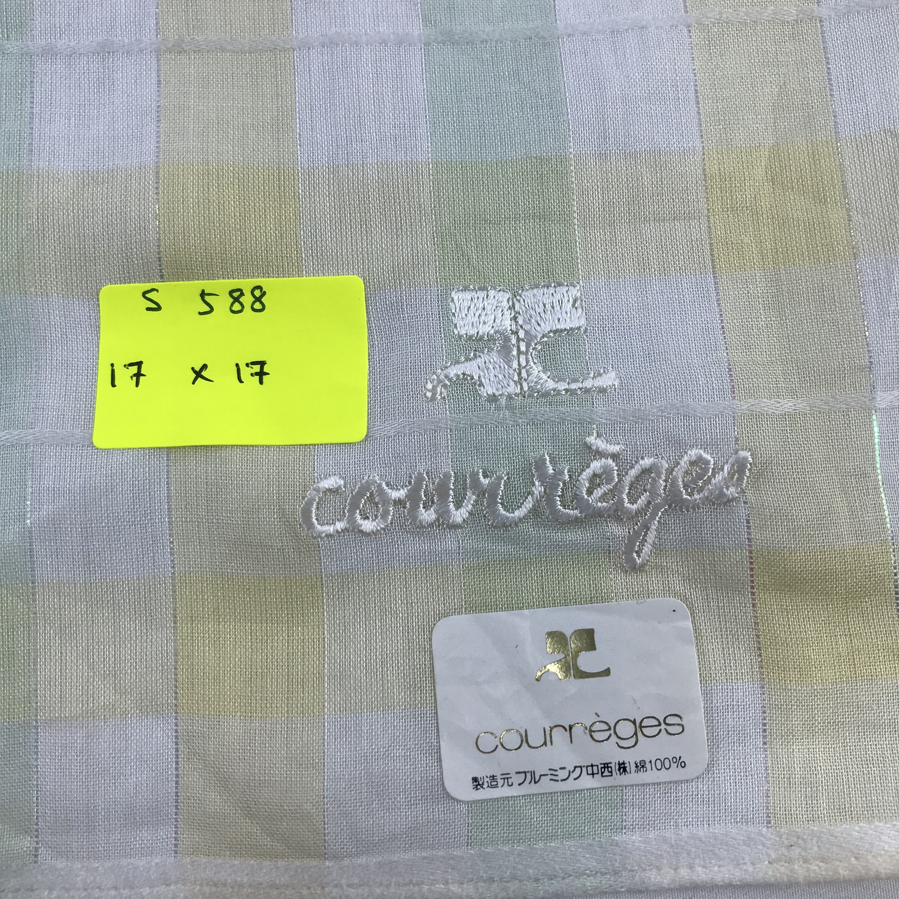 Courreges × Vintage Courreges Bandana / Handkerchief / Neckerchief - S588 Size ONE SIZE - 5 Thumbnail