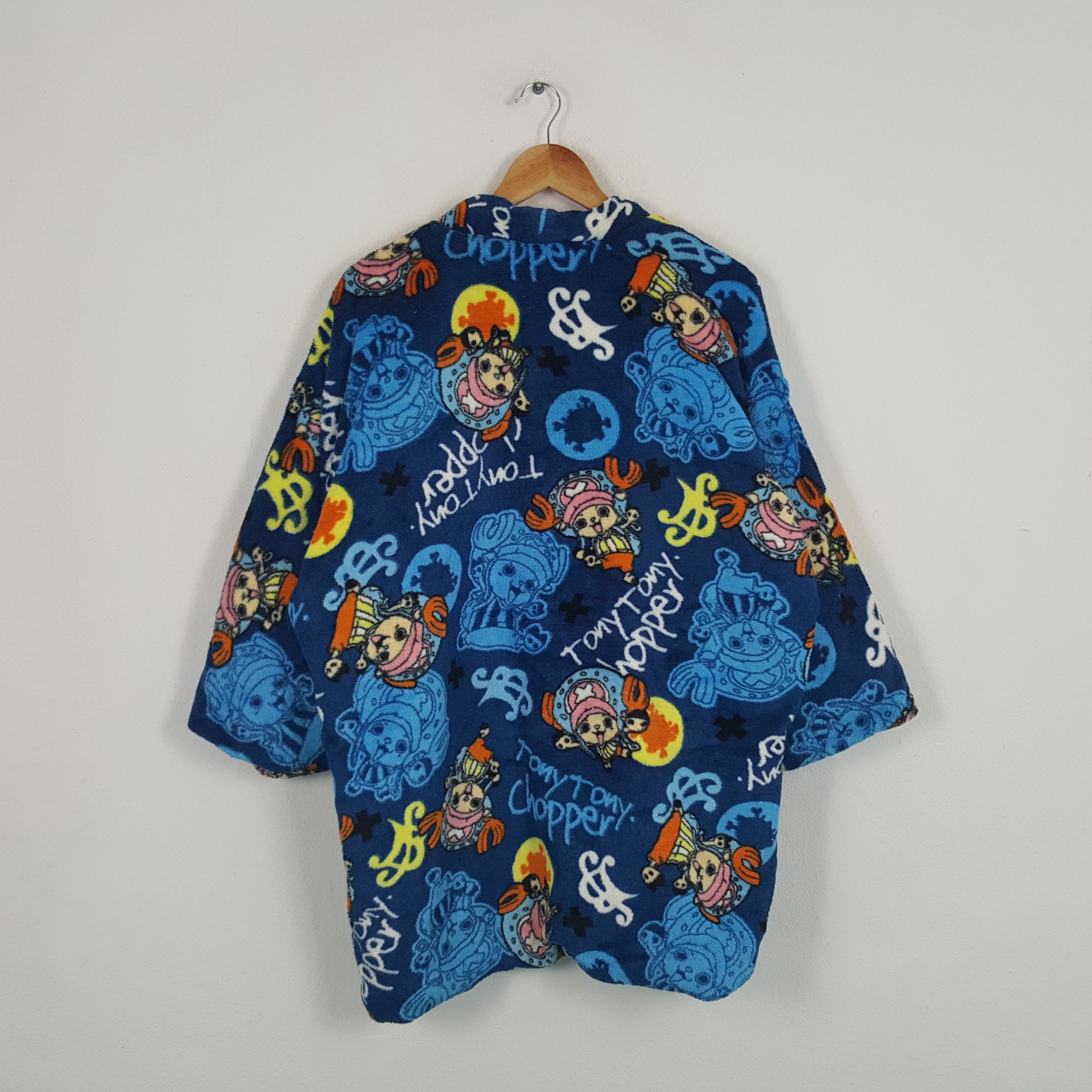 Japanese Brand × One Piece × Vintage Vintage One Piece Japanese Anime Character Kimono Jacket Size US L / EU 52-54 / 3 - 3 Thumbnail