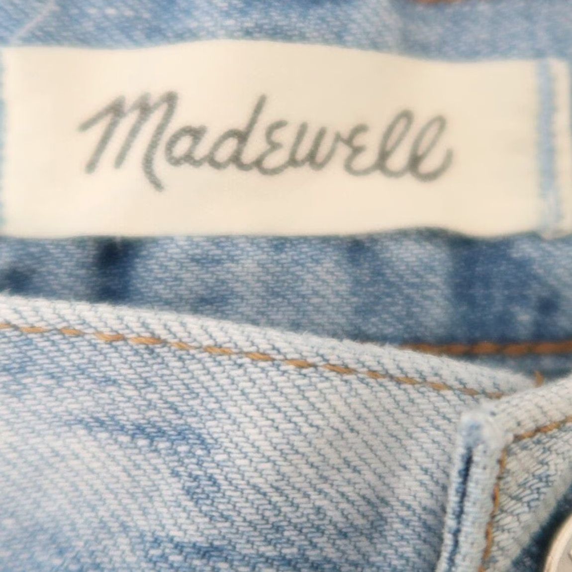 Madewell VINTAGE Madewell The Perfect Vintage Jean light wash blue denim Jeans 32 Womens Regular 32 in 100% Cotton High Rise Straight Mens/Boys? Size 24" / US 00 / IT 34 - 4 Thumbnail