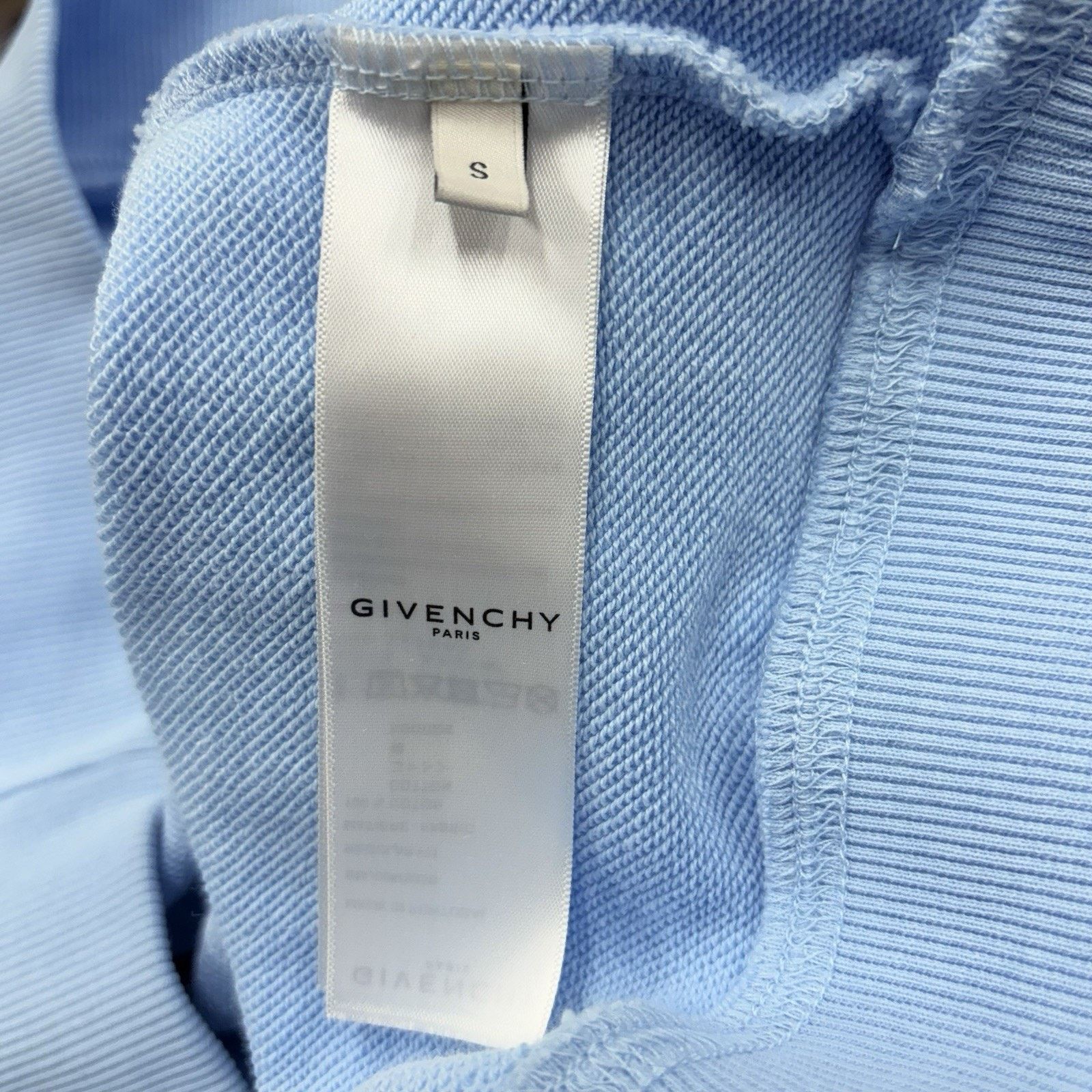Givenchy Givenchy Refracted Embroidered Hoodie ' Baby Blue ' | CLEAN! Size US S / EU 44-46 / 1 - 11 Thumbnail