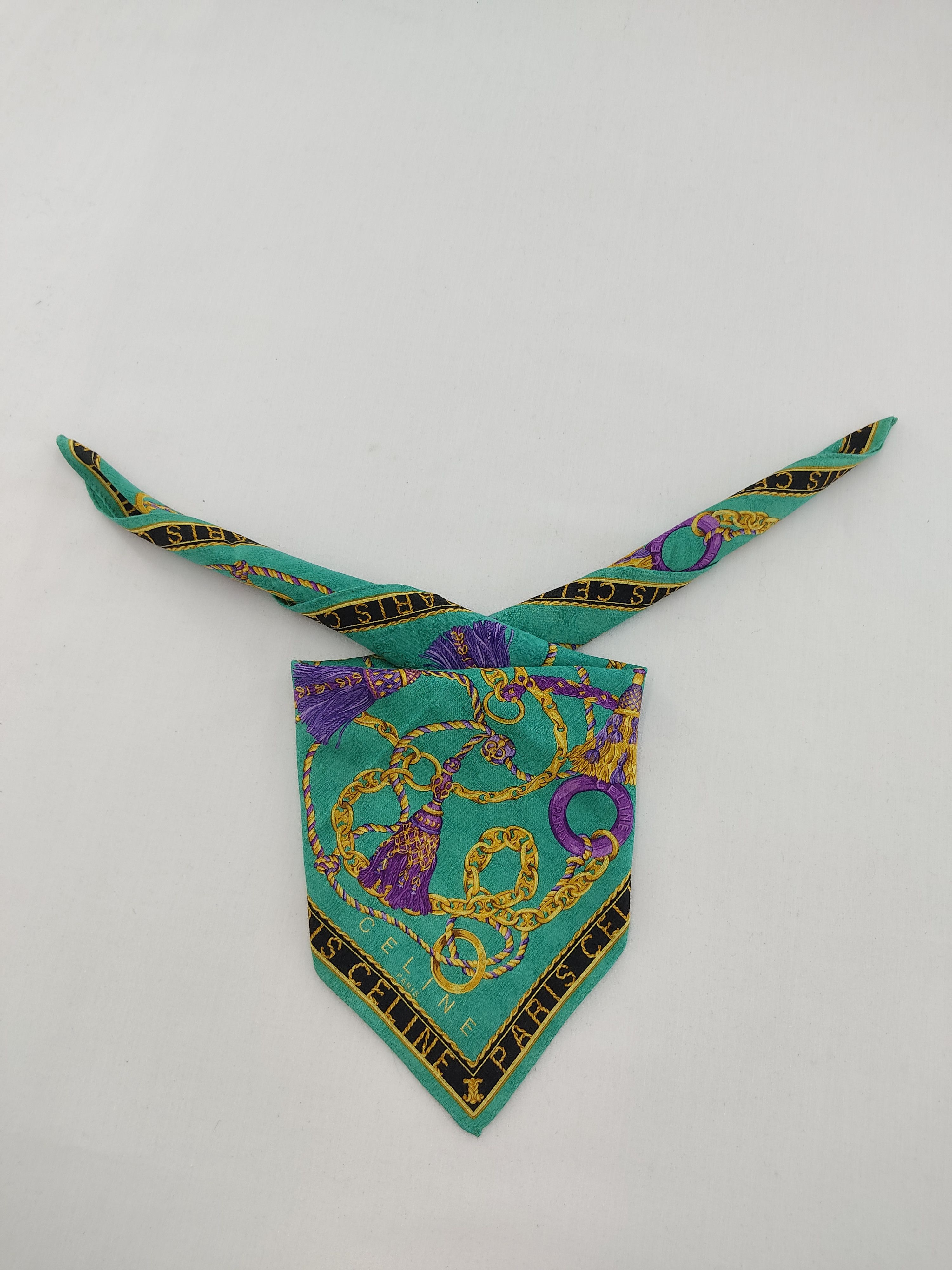 Celine Celine Handkerchief / Neckwear / Bandana Size ONE SIZE - 2 Thumbnail