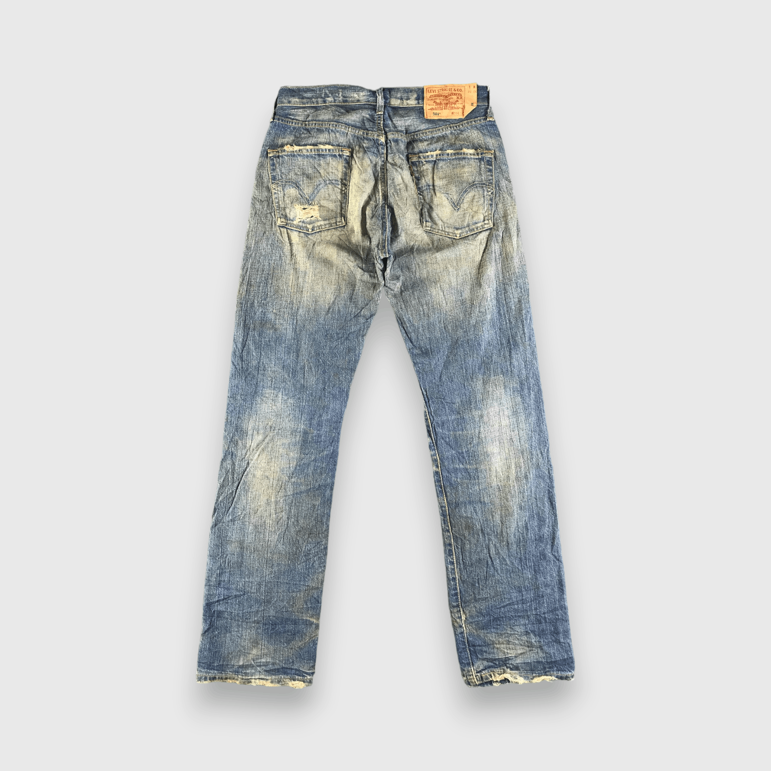 Levi's Vintage 90s Levis 501 Jeans-J3888 Size US 30 / EU 46 - 2 Thumbnail
