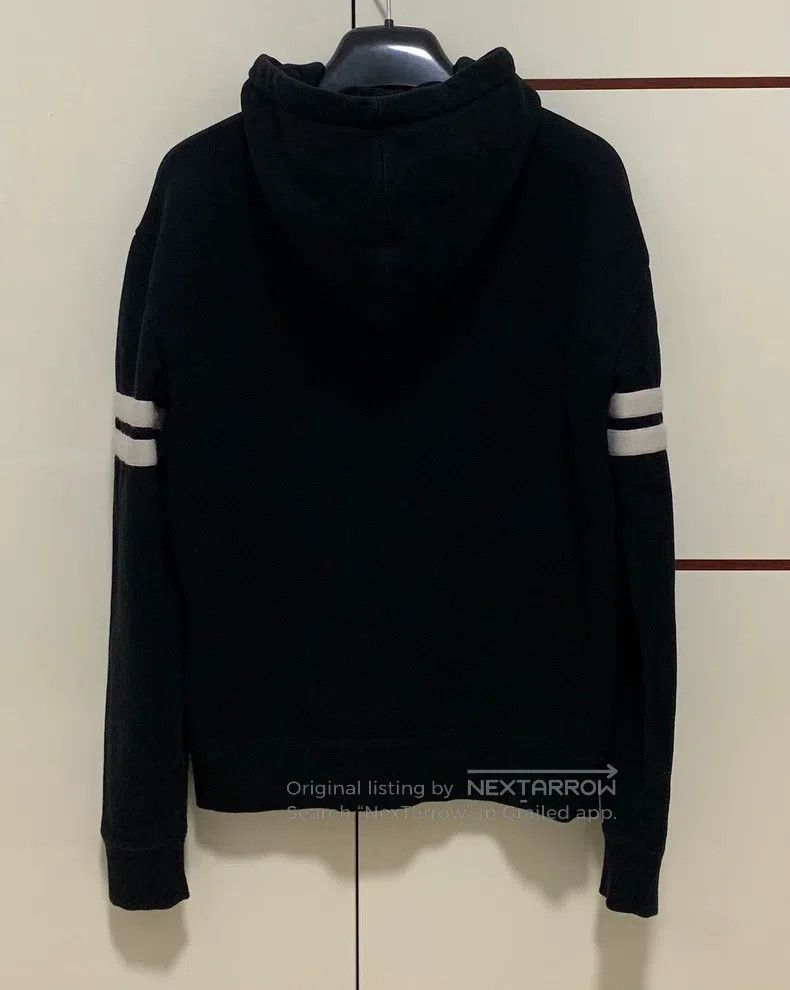Other Saint Laurent Paris Black Slogan Striped Fleece Hoodie Size US S / EU 44-46 / 1 - 2 Thumbnail