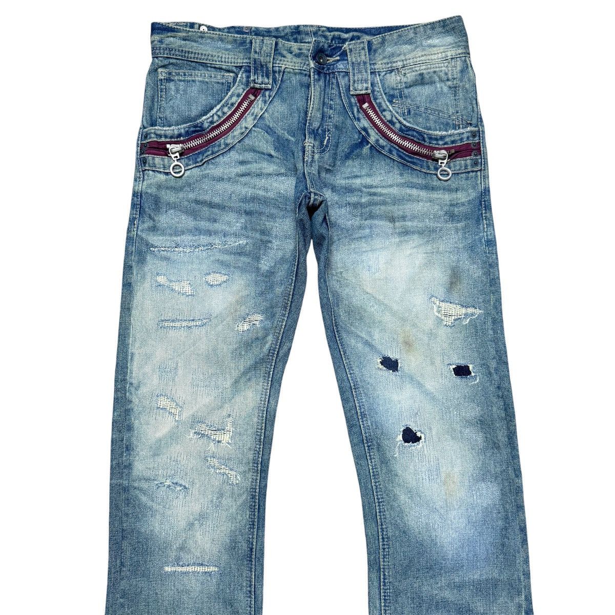 semanticdesign Semantic Design Distressed Denim Jeans Size US 32 / EU 48 - 3 Thumbnail
