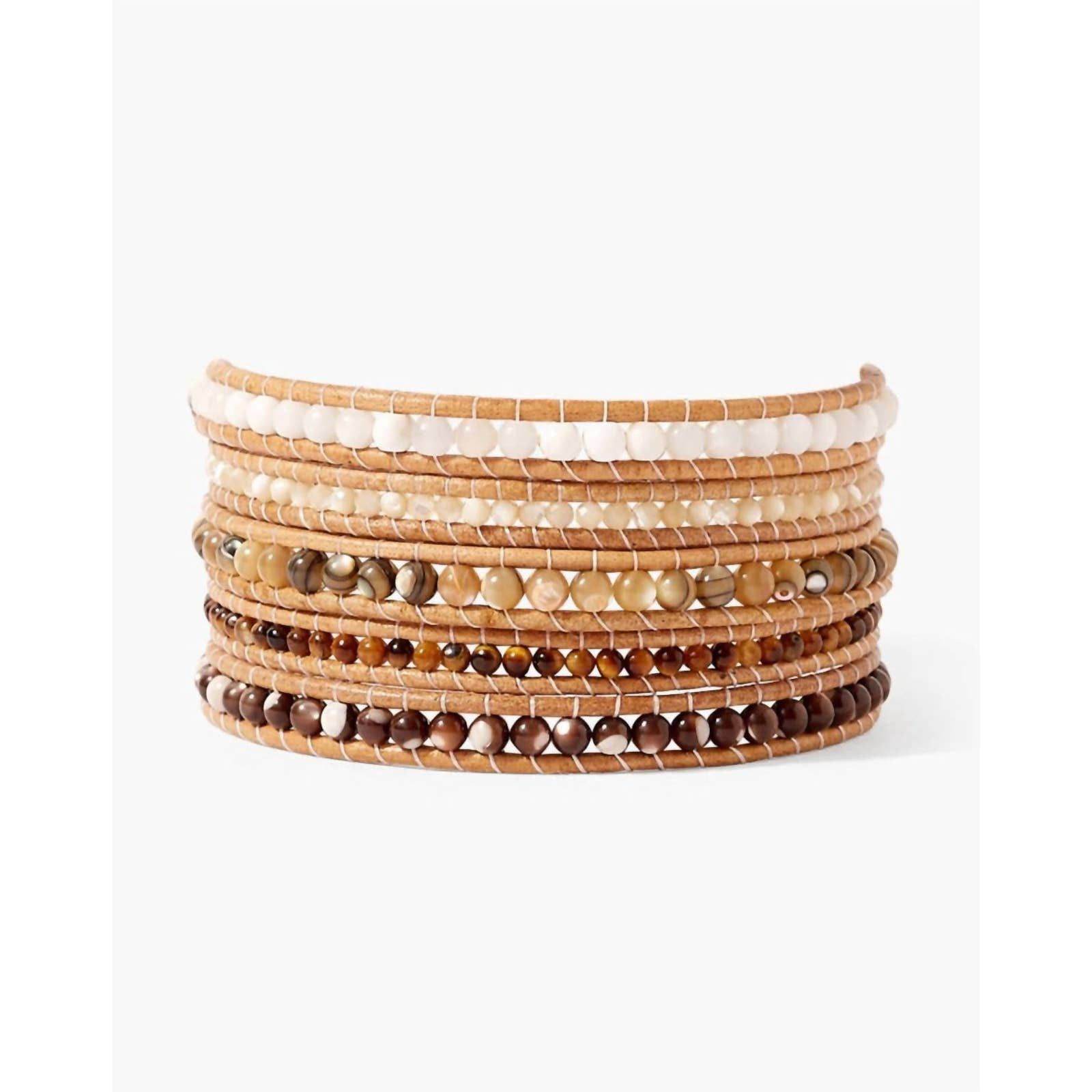 Beacon Charm Bracelet Gold Mix by Chan Luu | Gold/Gold Mix