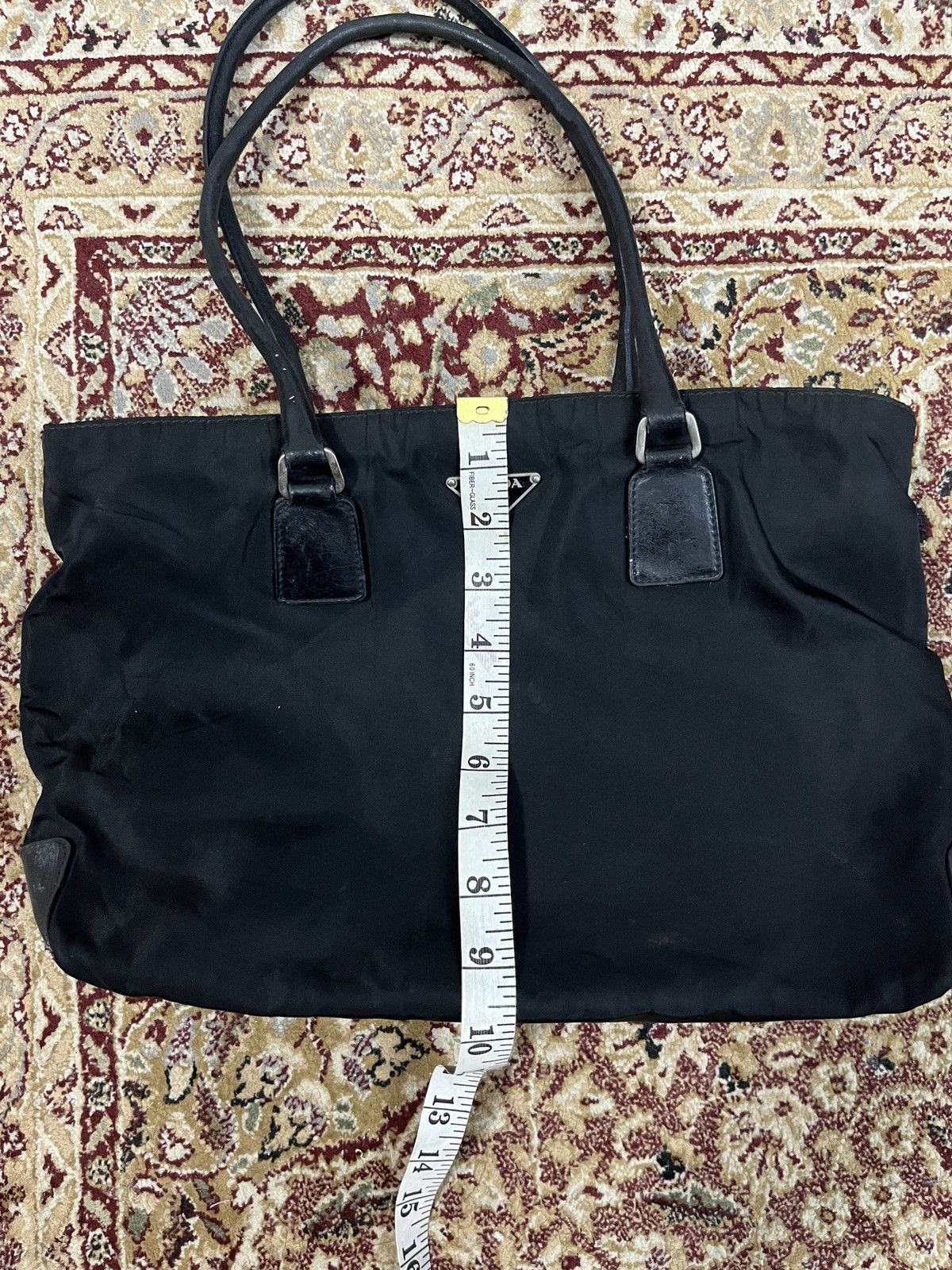 Prada Prada Re-Nylon Embroidered Tote Bag Size ONE SIZE - 12 Thumbnail