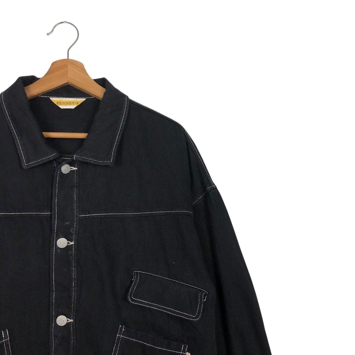 Japanese Brand 📌Vintage Biker Jacket Trucker Penny's Issey Miyake Size US M / EU 48-50 / 2 - 7 Thumbnail