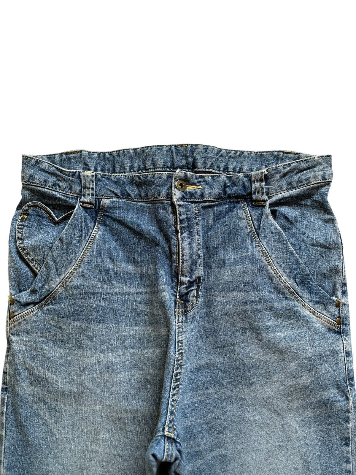 Japanese Brand SALES🔥Vintage Japanese Brand Mud Wash Bootcut Flare Jeans Size US 33 - 4 Thumbnail