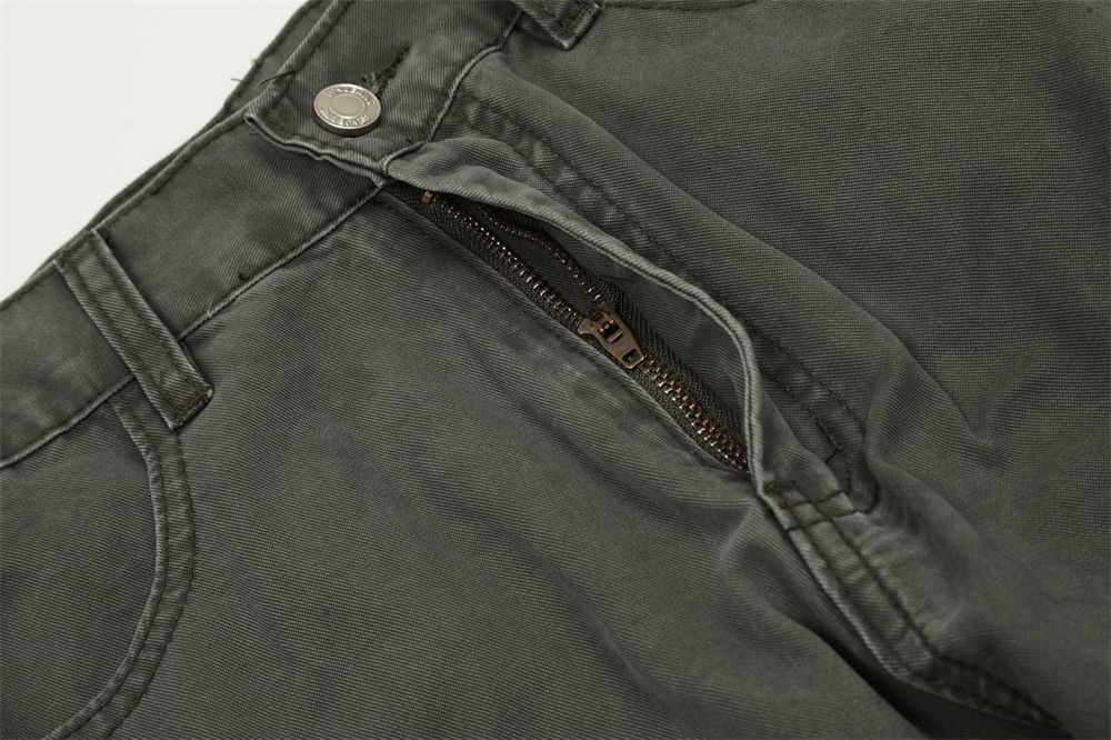 Japanese Brand × Jean Heavy washed distressed loose vintage cargo jeans Size US 32 / EU 48 - 5 Thumbnail