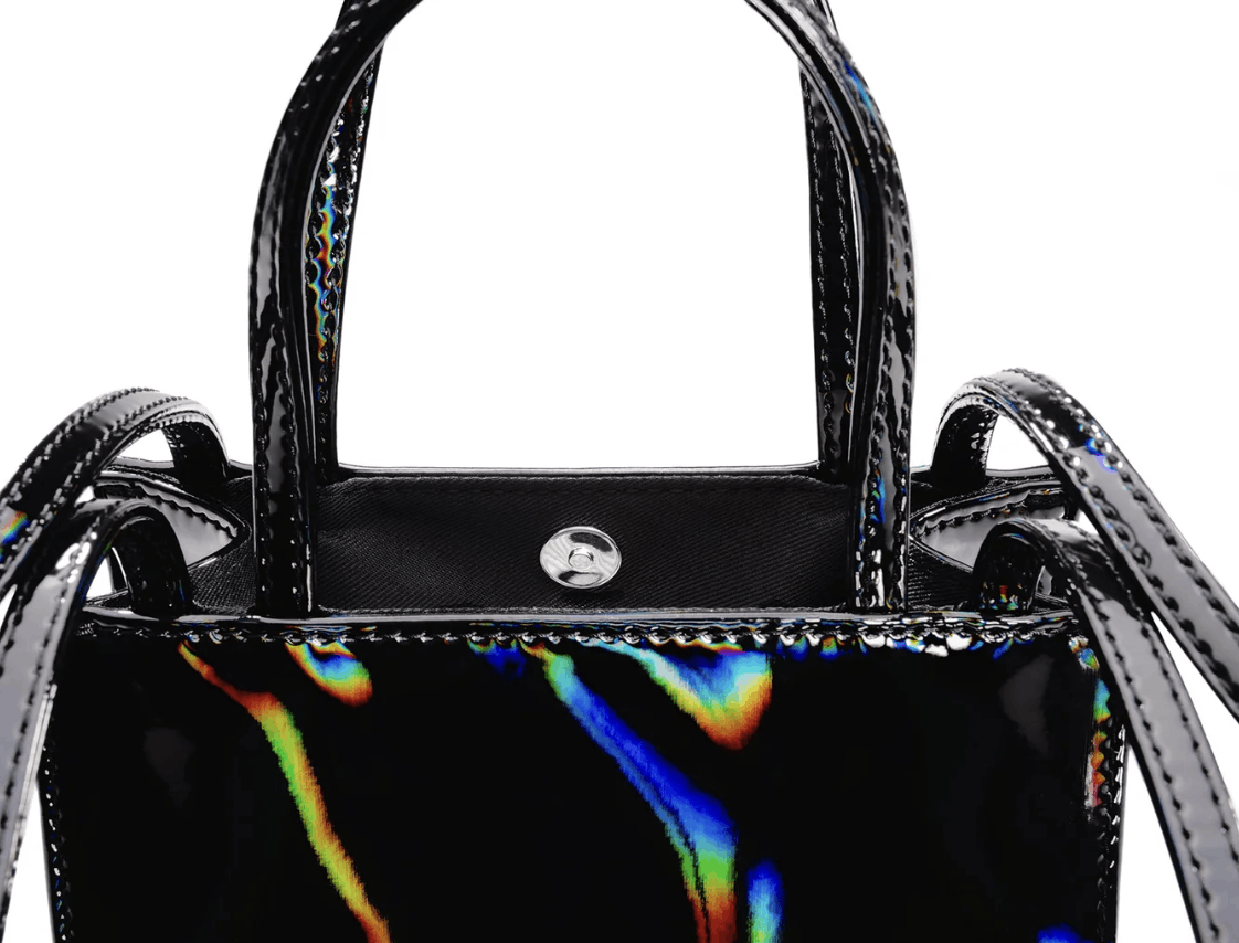 Telfar Small Shopping Bag - Black Rainbow Size ONE SIZE - 4 Thumbnail