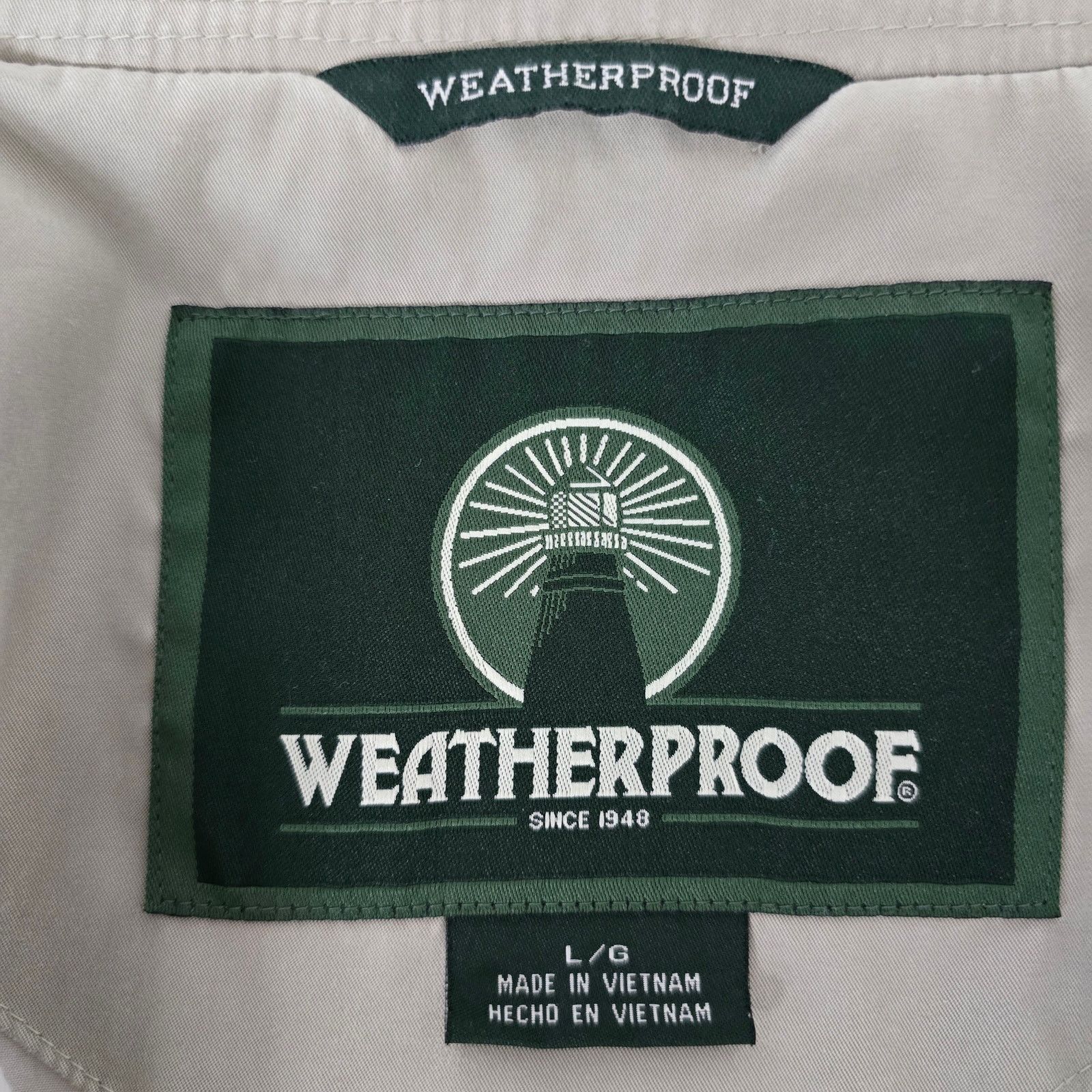 Weatherproof Weatherproof Microfiber Bomber Golf Jacket L Full zip Lined Size US L / EU 52-54 / 3 - 9 Thumbnail