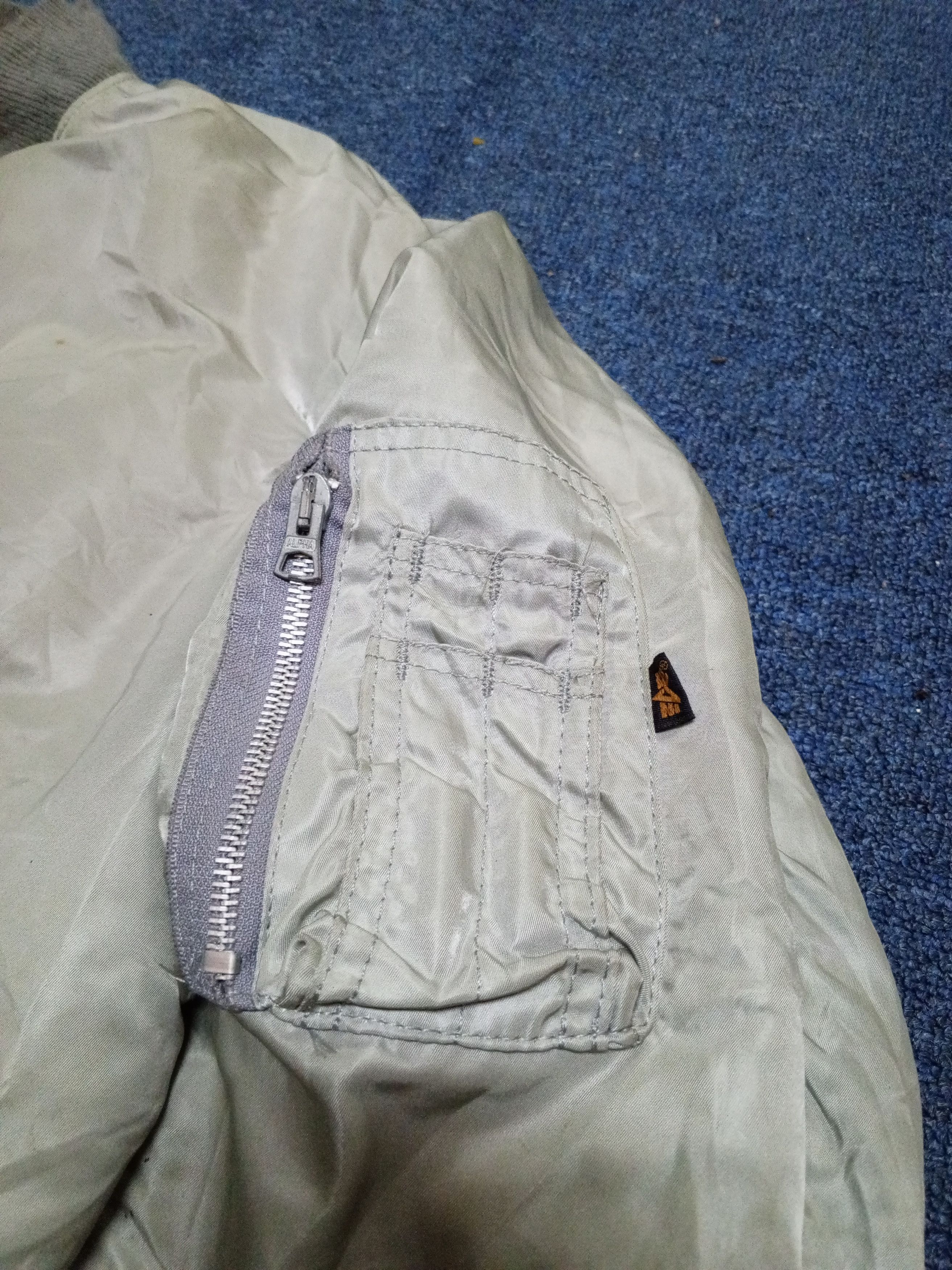 Alpha Industries × Vintage ALPHA INDUSTRIES BOMBERS JACKET Size US XL / EU 56 / 4 - 6 Thumbnail