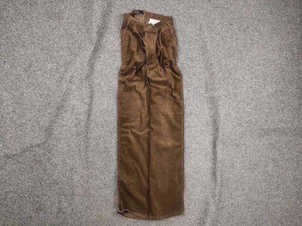 Vintage 80's Polo ralph lauren USA Corduroy Pants Talon Zip