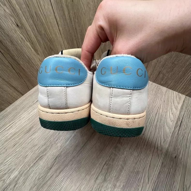 Gucci Gucci Water Rhinestone Sneakers Size 35.5-2505 Size US 5.5 / EU 38 - 2 Thumbnail