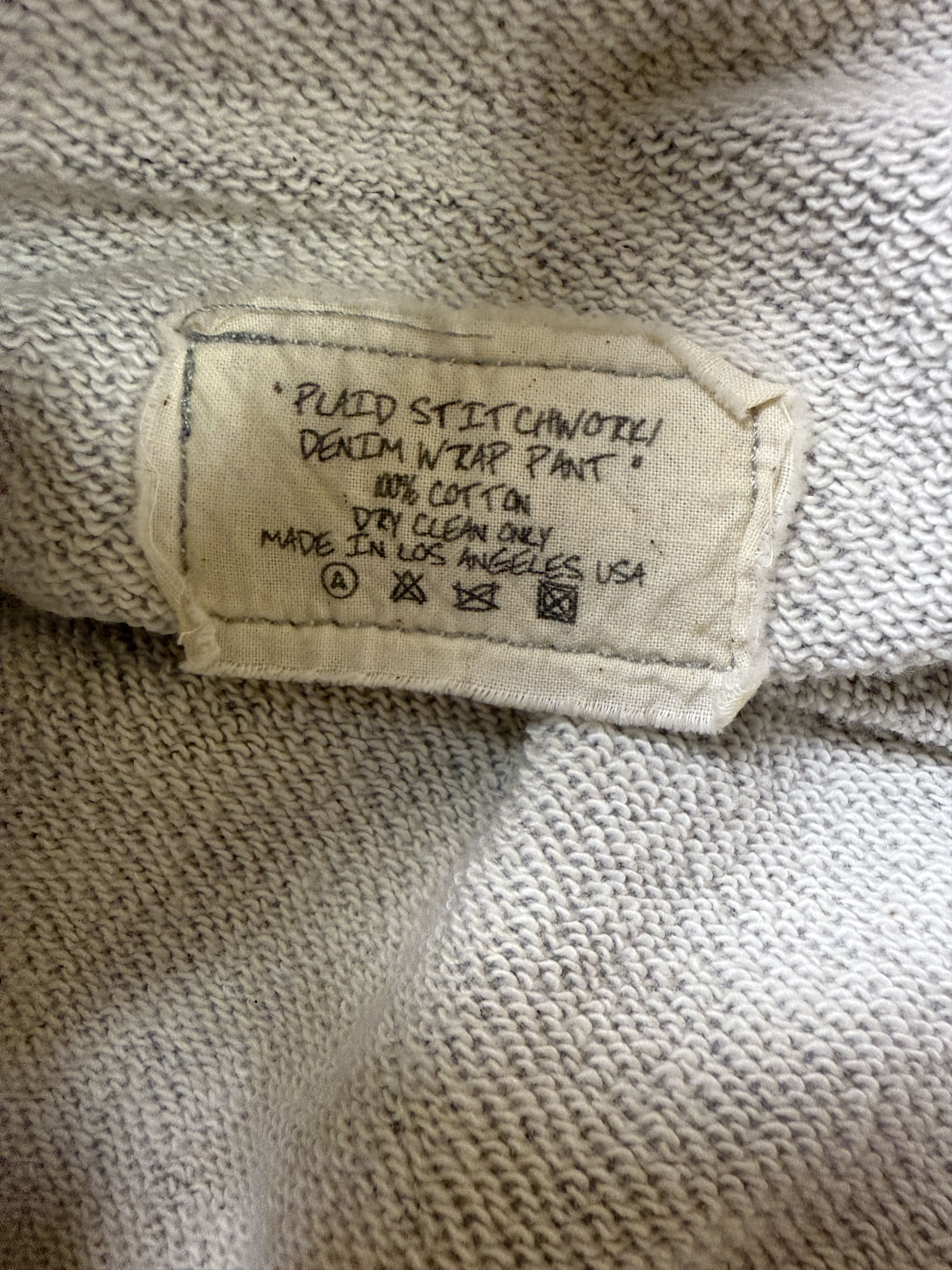 Greg Lauren Greg Lauren Plaid Stitchwork Denim Wrap Pant Size US 38 / EU 54 - 12 Thumbnail