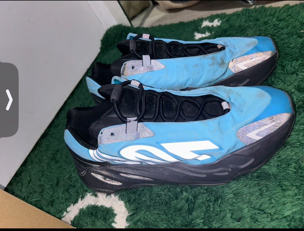 Adidas Size 10.5 - adidas Yeezy Boost 700 MNVN Bright Cyan Size US 10.5 / EU 43-44 - 5 Thumbnail