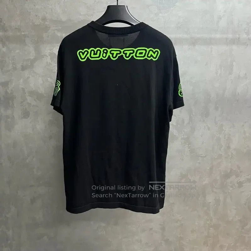 Louis Vuitton Louis Vuitton Black Cotton Men's T-Shirt . Size US M / EU 48-50 / 2 - 2 Thumbnail