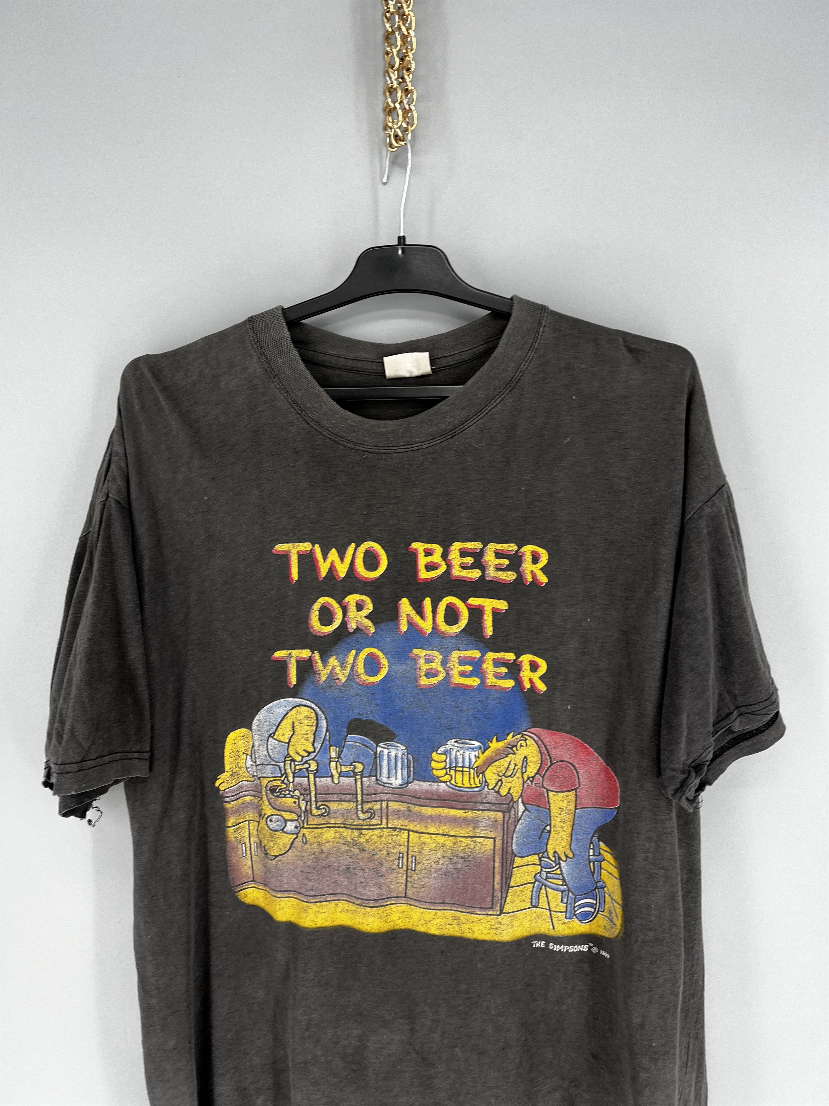 Other Vintage 1999 Simpsons Two Bear Or Not Two Bear T-shirt Size US XL / EU 56 / 4 - 6 Thumbnail