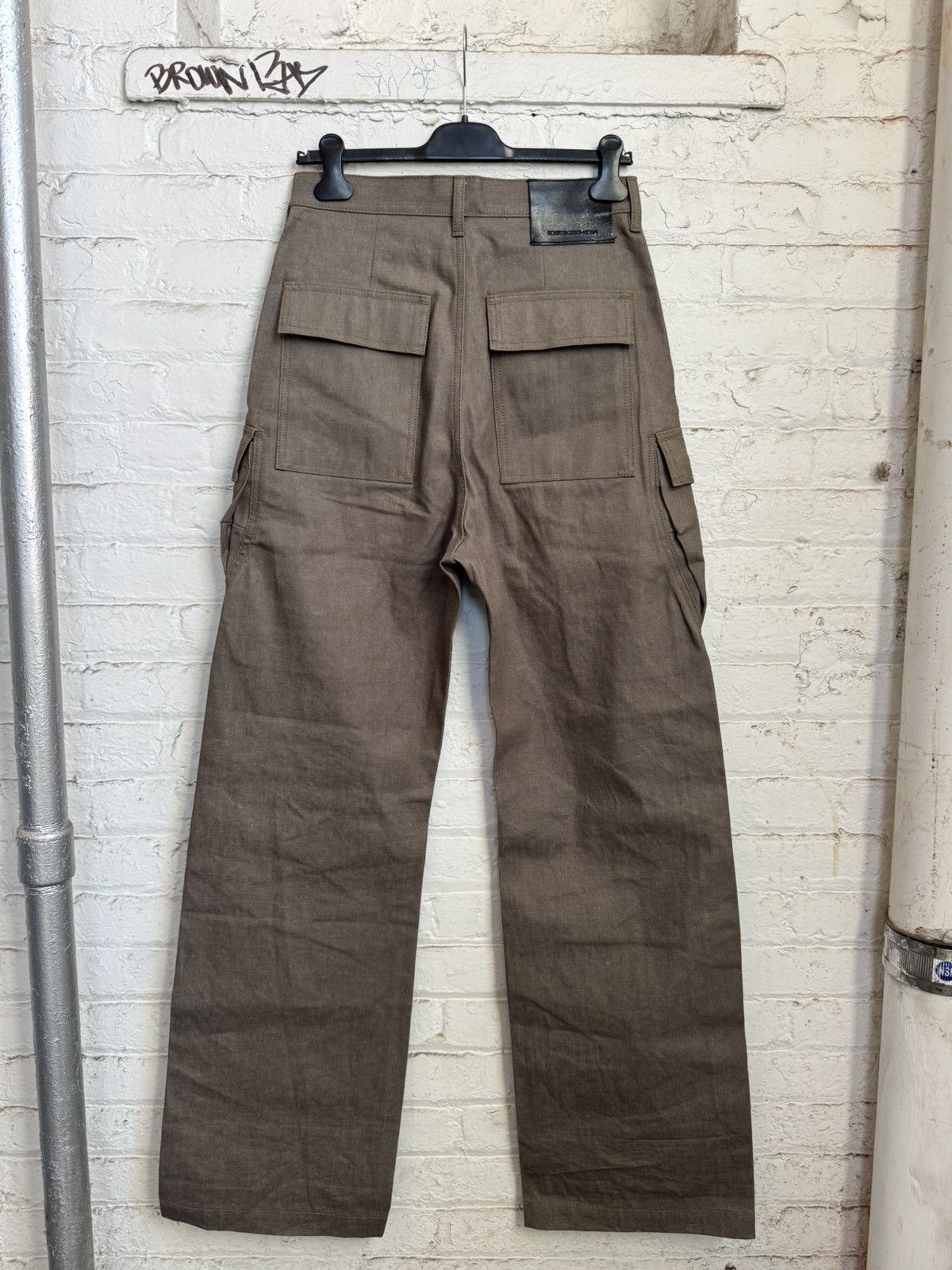 Rick Owens Drkshdw Rick Owens Geth Cargos Size US 29 - 2 Thumbnail