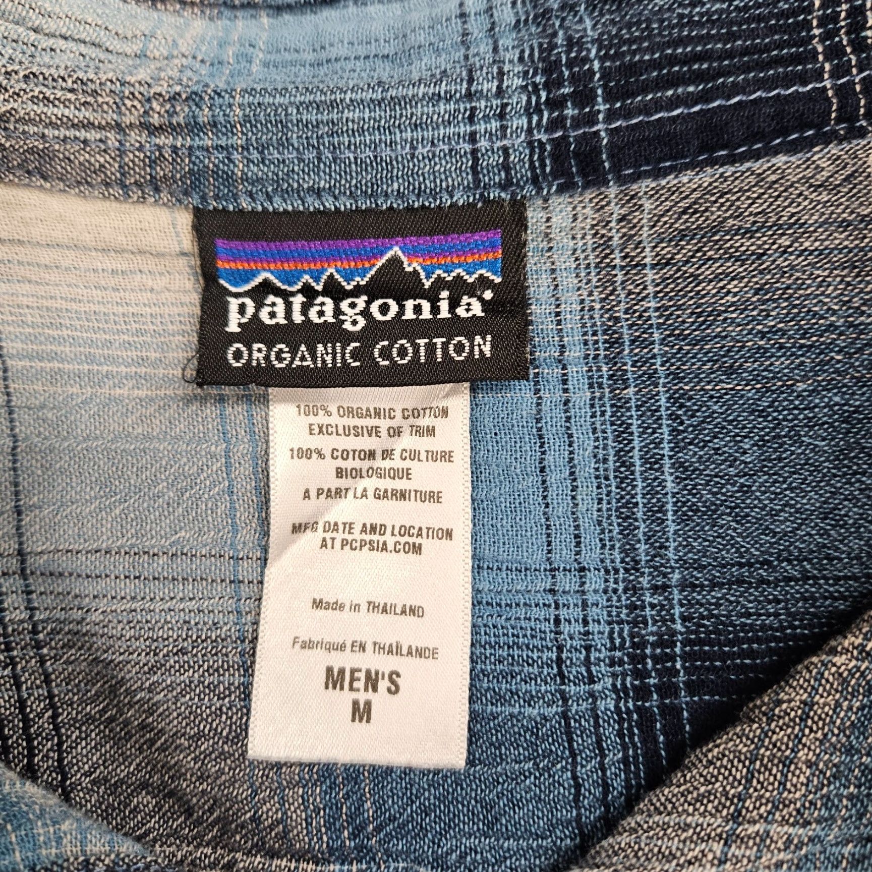 Patagonia Patagonia Shirt Mens Button Front Size M Blue Gray Organic Cotton Slim? Check Size US M / EU 48-50 / 2 - 5 Thumbnail