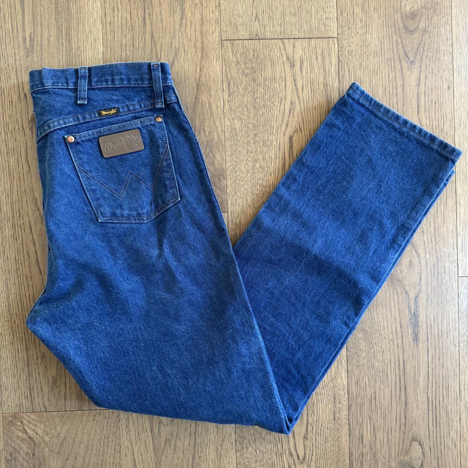Wrangler Wrangler Classic 36X34 Blue Denim Jeans Size US 36 / EU 52 - 2 Thumbnail