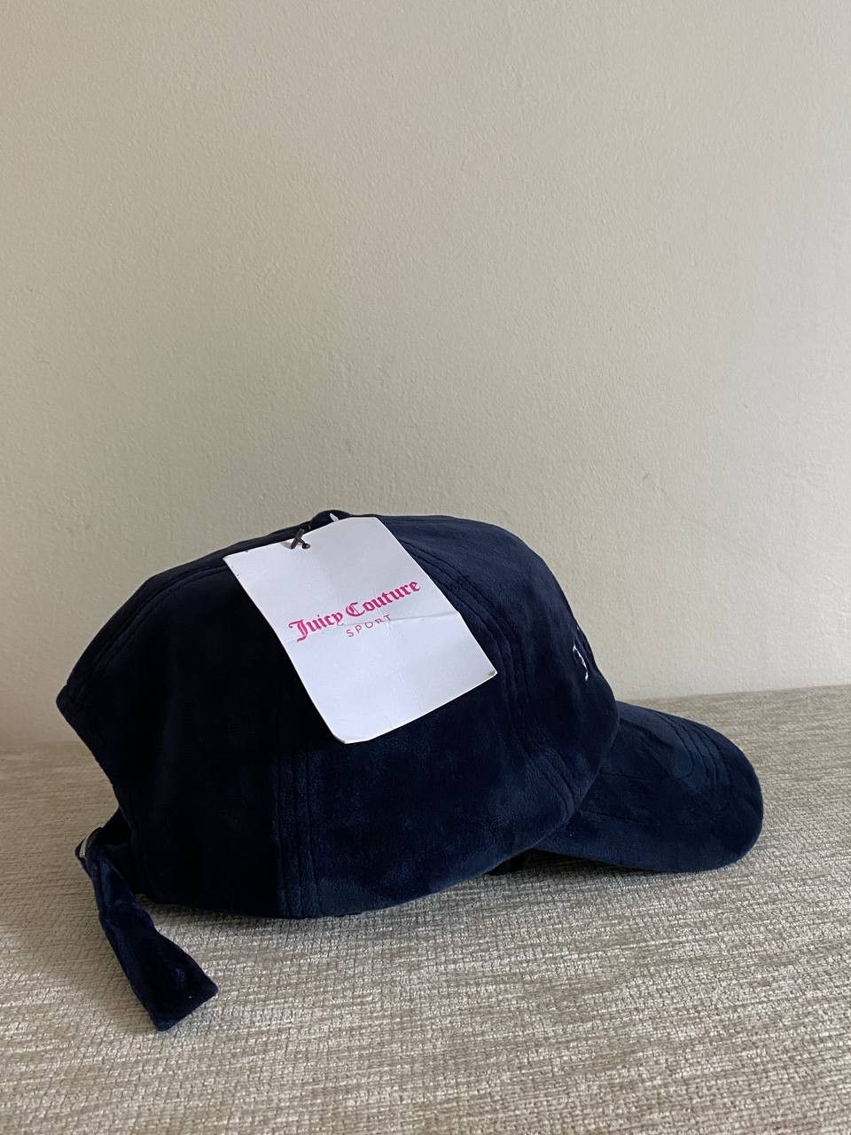 Juicy Couture Juicy Couture Sport Y2K Small Logo Velour Cap Size ONE SIZE - 4 Thumbnail
