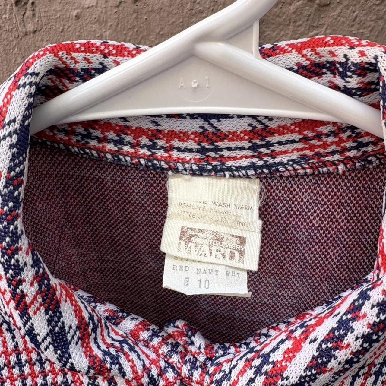 Other Vintage 70s Montgomery Ward Plaid Wool Button Down Jacket Size S / US 4 / IT 40 - 3 Thumbnail