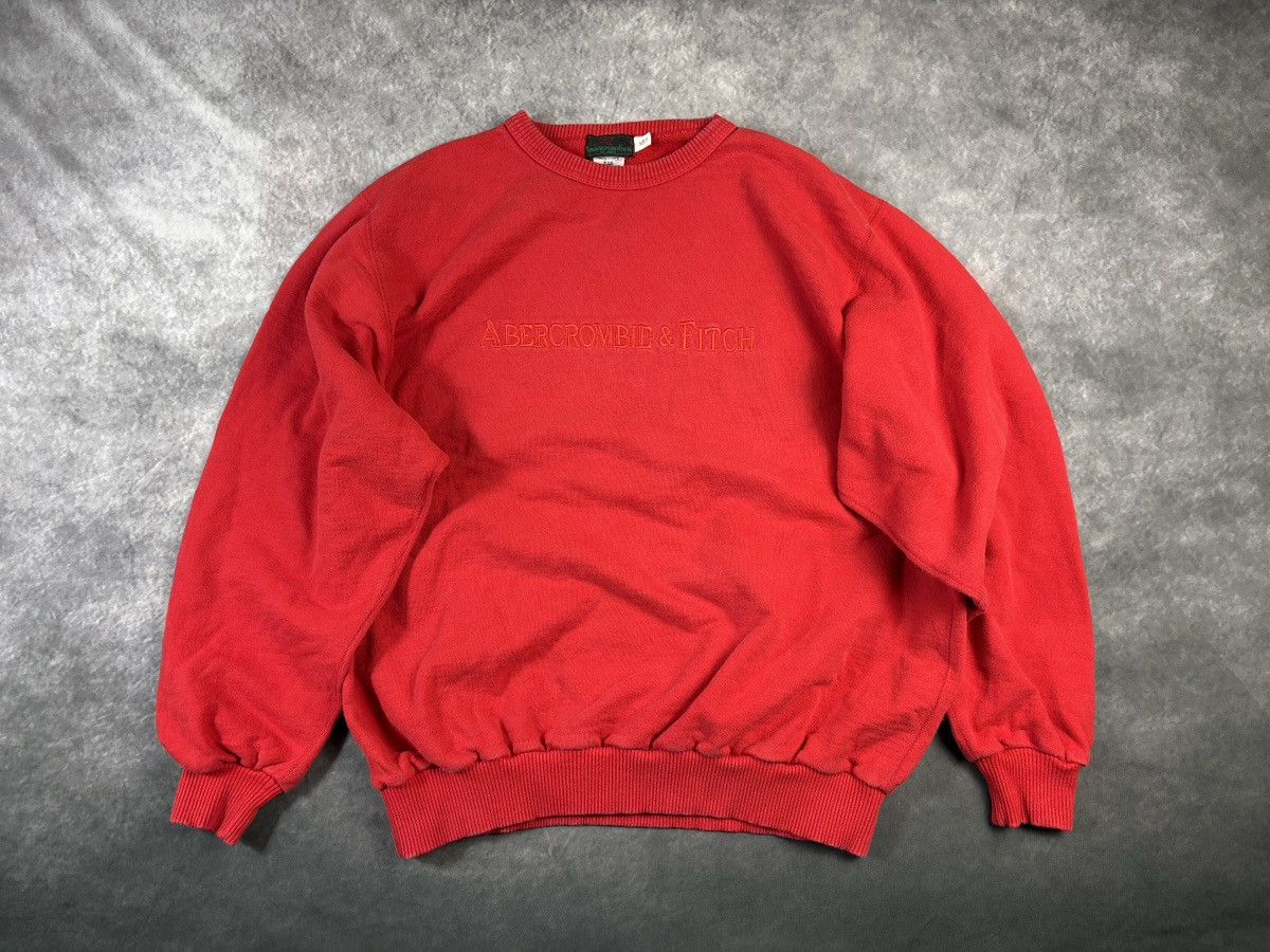 Abercrombie & Fitch × Vintage 1980s Abercrombie & Fitch Crewneck Vintage Sweatshirt Boxy Size US M / EU 48-50 / 2 - 8 Thumbnail