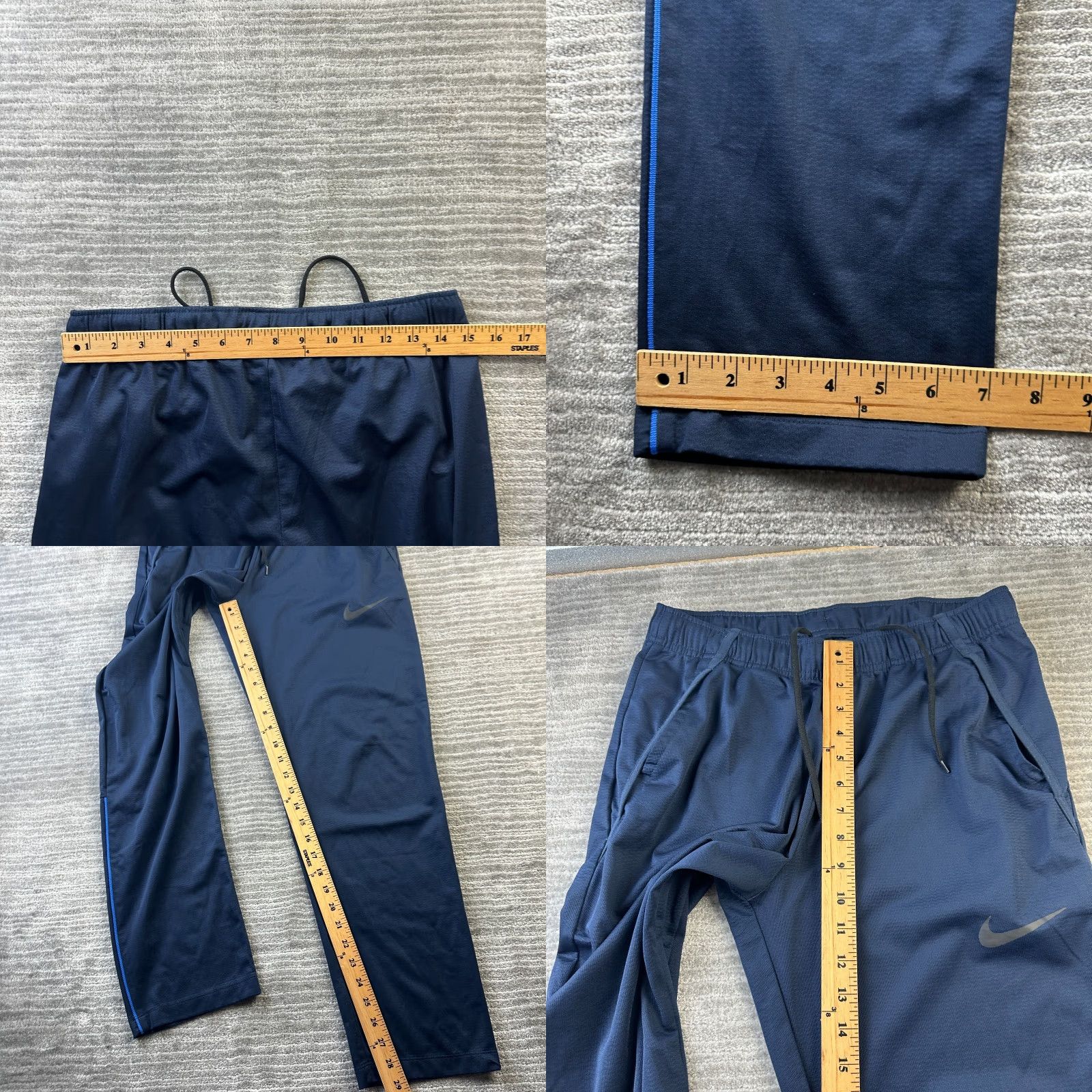 Nike Nike Pants Mens Medium Blue Sweatpants Lightweight Dri Fit Epic Knit Training Size US 30 / EU 46 - 8 Thumbnail