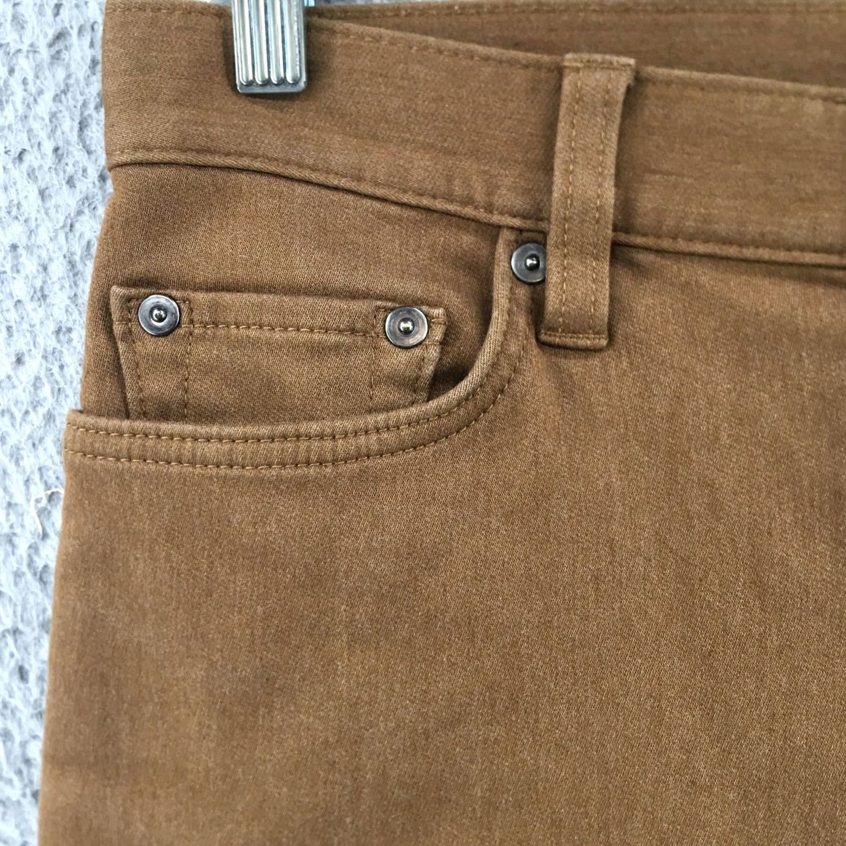 Banana Republic Banana Republic Traveler Slim Fit Skinny Pants Womens Brown 30x28 Size 28" / US 6 / IT 42 - 4 Thumbnail