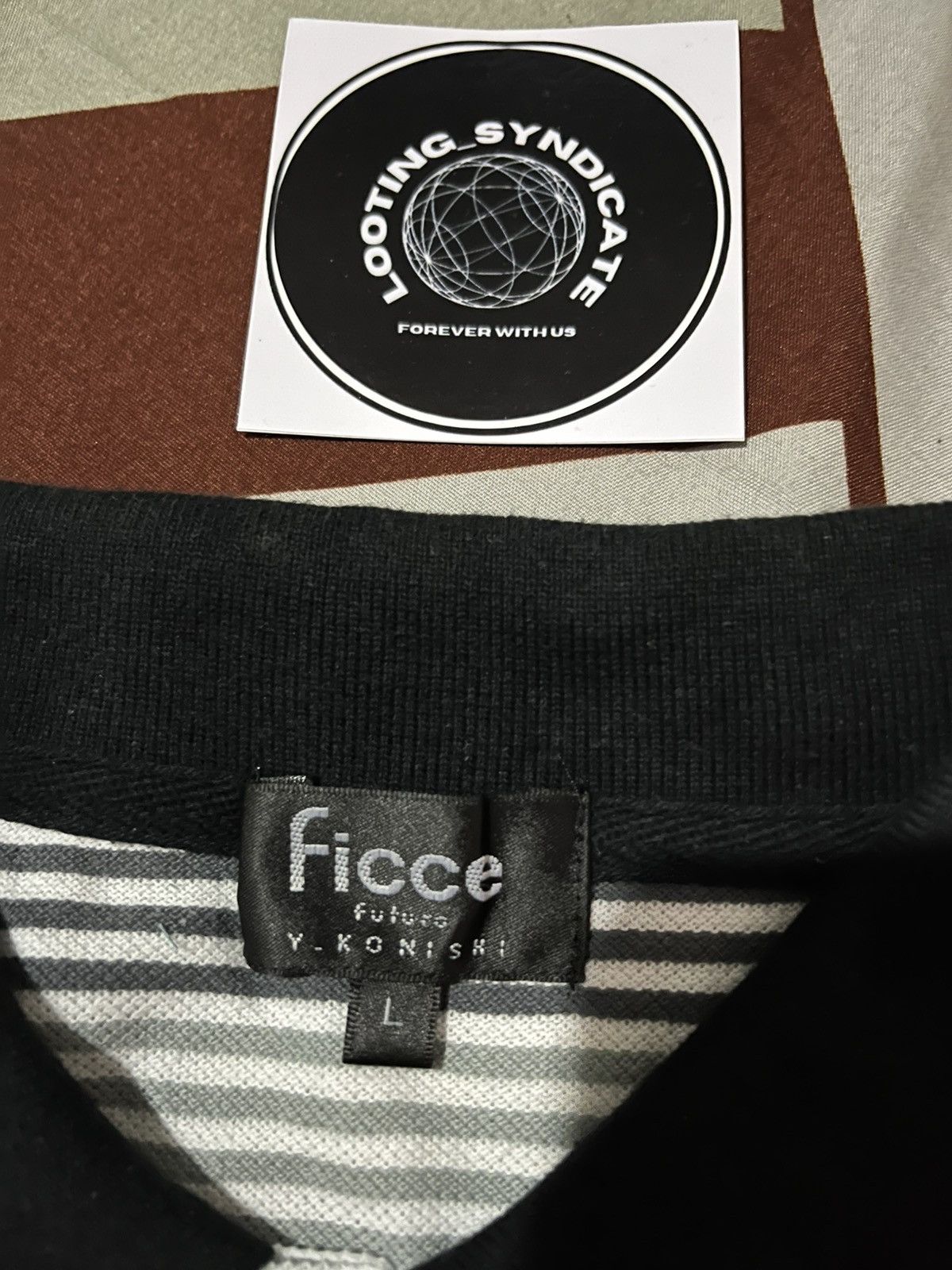 Designer × Japanese Brand × Yoshiyuki Konishi Ficce Futuro By Yoshiyuki Konishi Polo Shirt Size US L / EU 52-54 / 3 - 8 Thumbnail