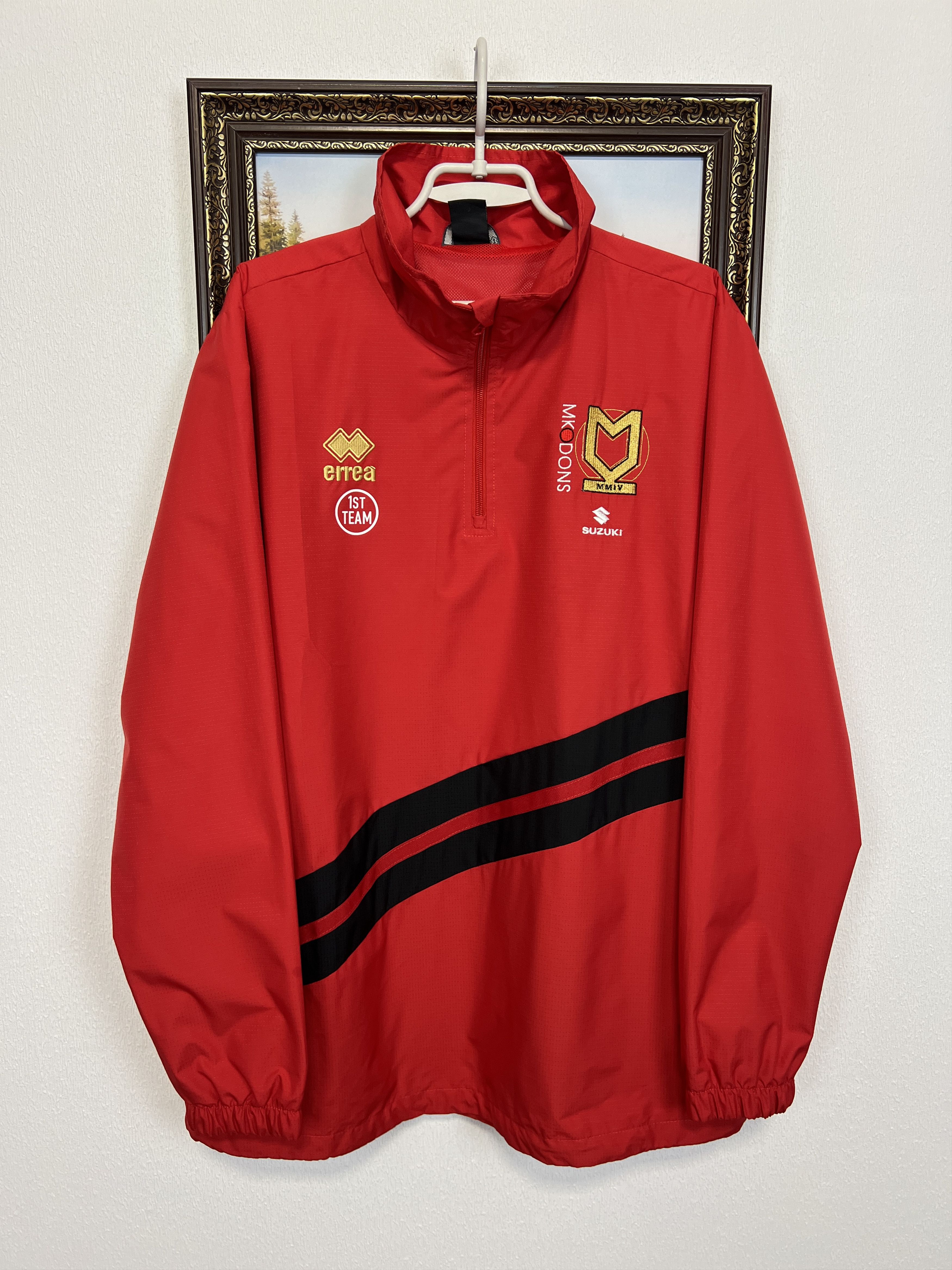 Errea Errea Milton Keynes MK Dons Football Jacket Windbreaker Size US XL / EU 56 / 4 - 1 Thumbnail