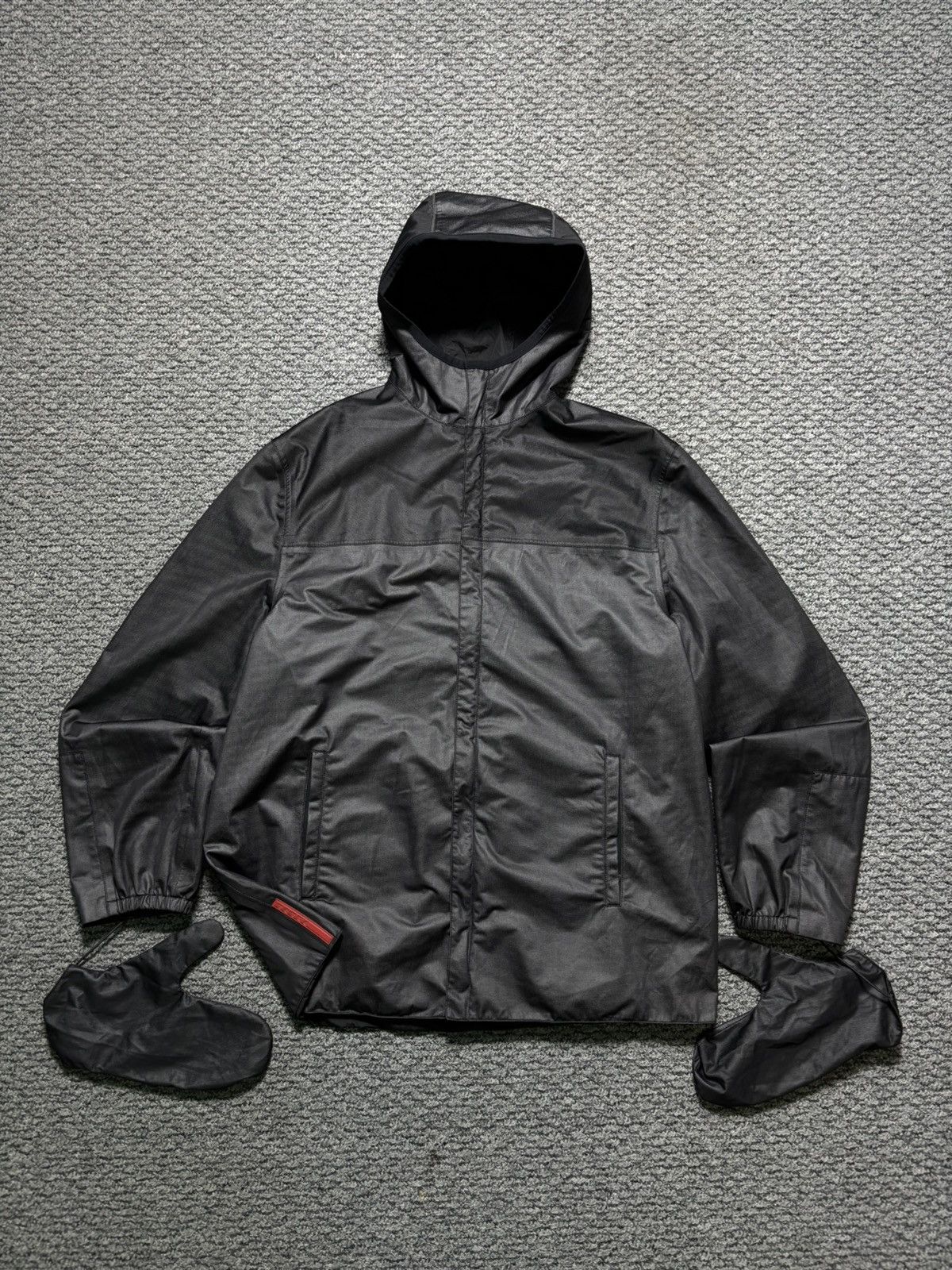 Prada Prada Sport AW99 Technical PTFE Gore-Tex Hidden Glove Jacket Size US M / EU 48-50 / 2 - 2 Thumbnail