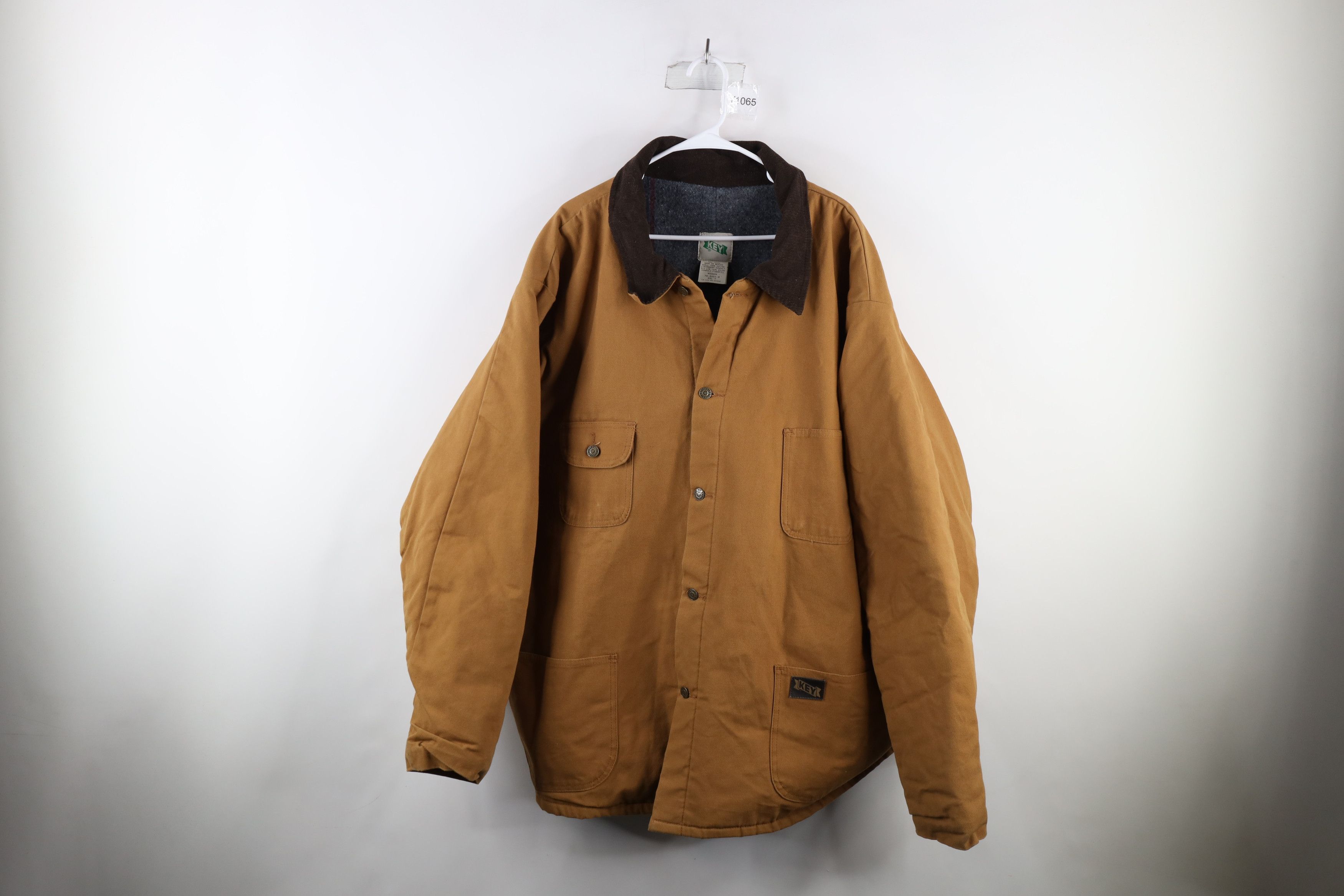 Image of Vintage 90's Streetwear Lined Chore Barn Jacket Duck Brown, Men's (Size 2XL)