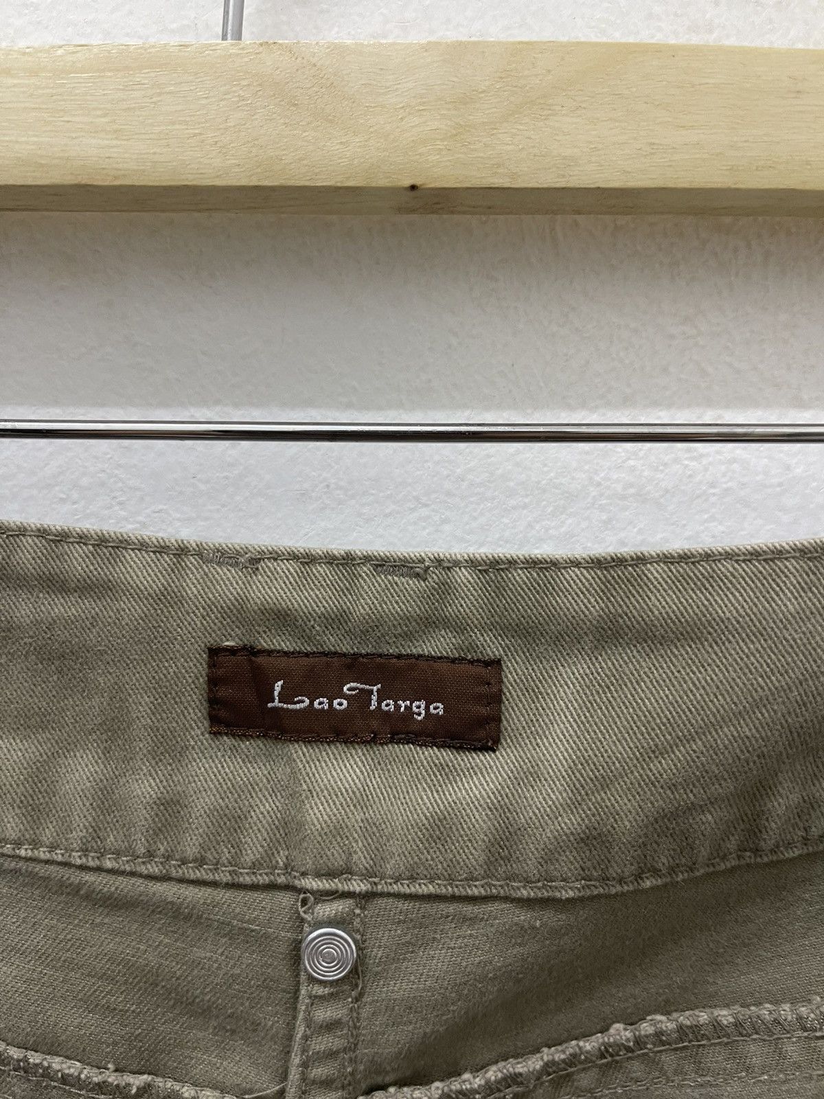 If Six Was Nine Rare Vintage LAO TARGA Flare Cargo Tactical Utility Pant Size US 32 / EU 48 - 6 Thumbnail