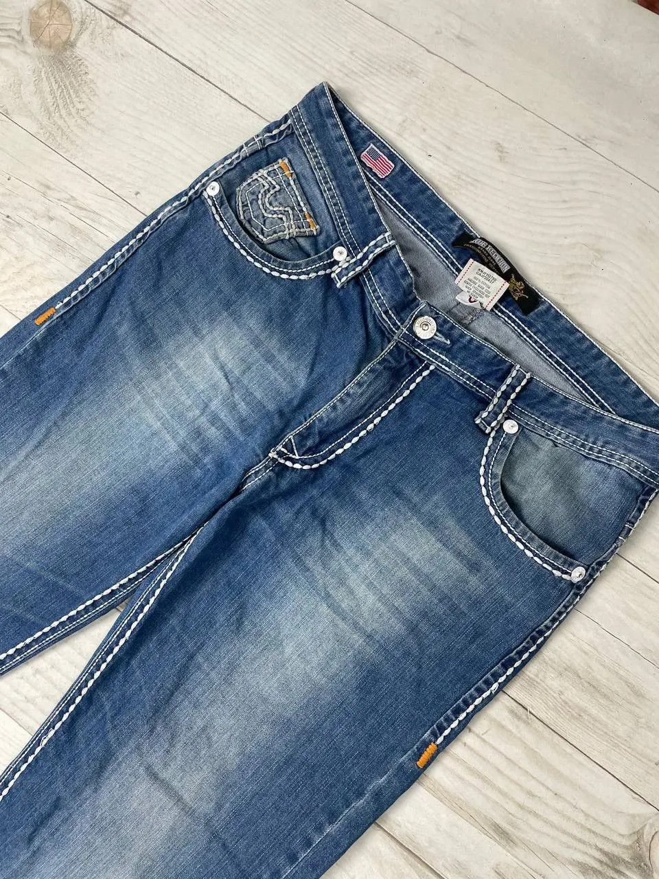 True Religion Vintage True Religion Joye Super Denim Jeans Y2K Japan Size US 36 / EU 52 - 3 Thumbnail