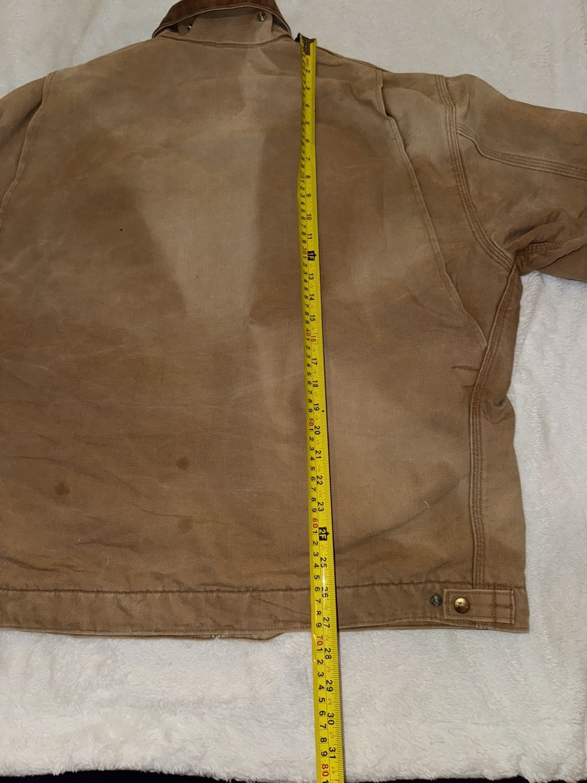 Carhartt × Vintage Vintage Carhartt Detroit jacket faded distressed Size US XL / EU 56 / 4 - 9 Thumbnail