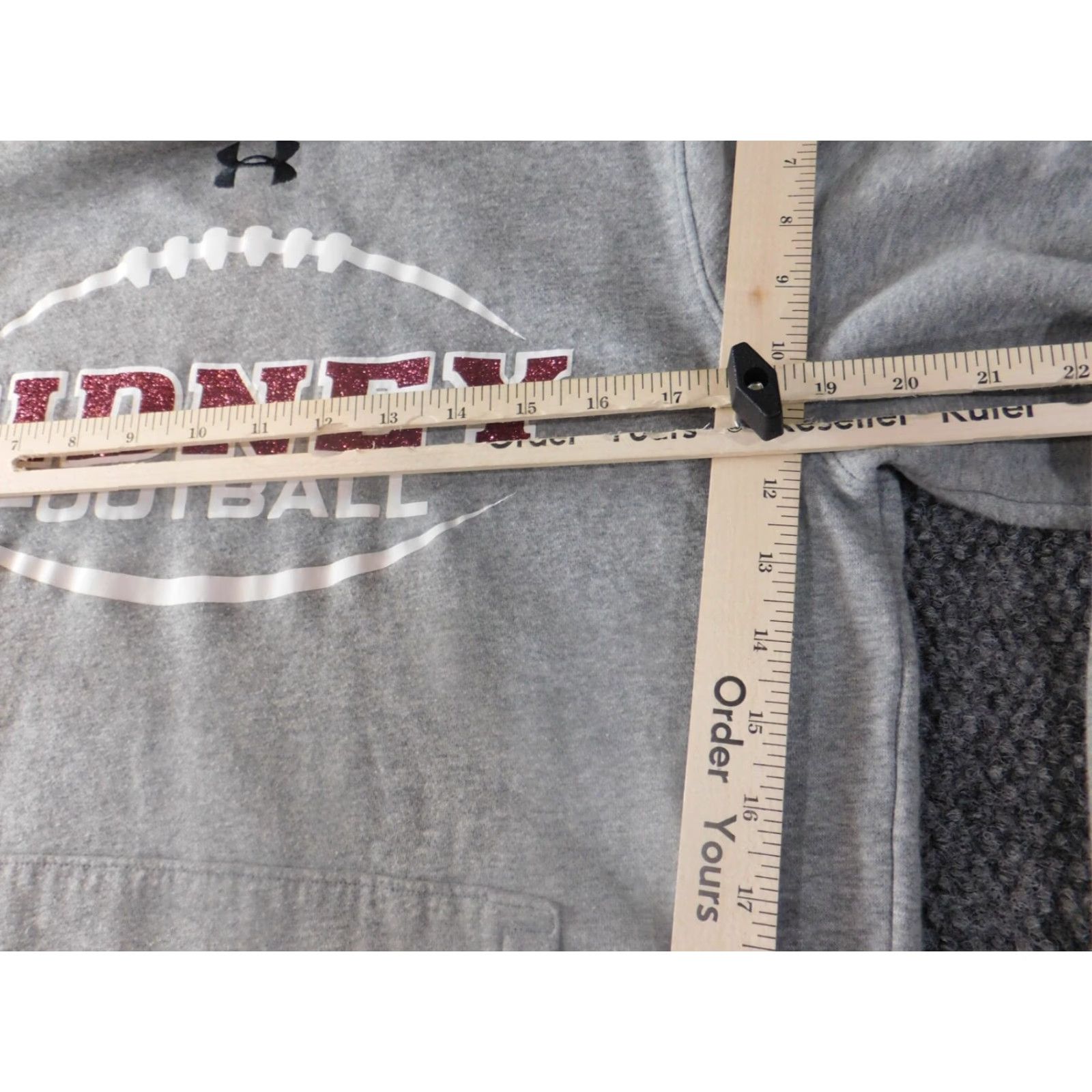 Under Armour Under Armour Mens Hoodie S Gray Zip Pullover Football Knit Zipper Regular Long Sleeve Sweatshirt Size US S / EU 44-46 / 1 - 6 Thumbnail