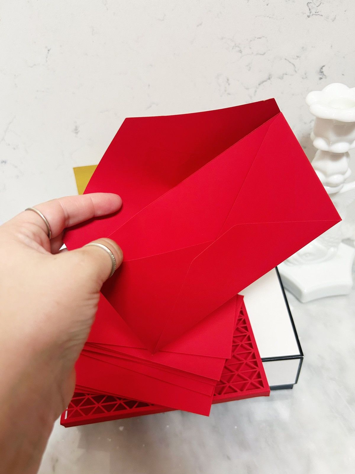 Prada Authentic Prada Lunar New Rare Year Red & Gold Envelope Set Size ONE SIZE - 8 Thumbnail
