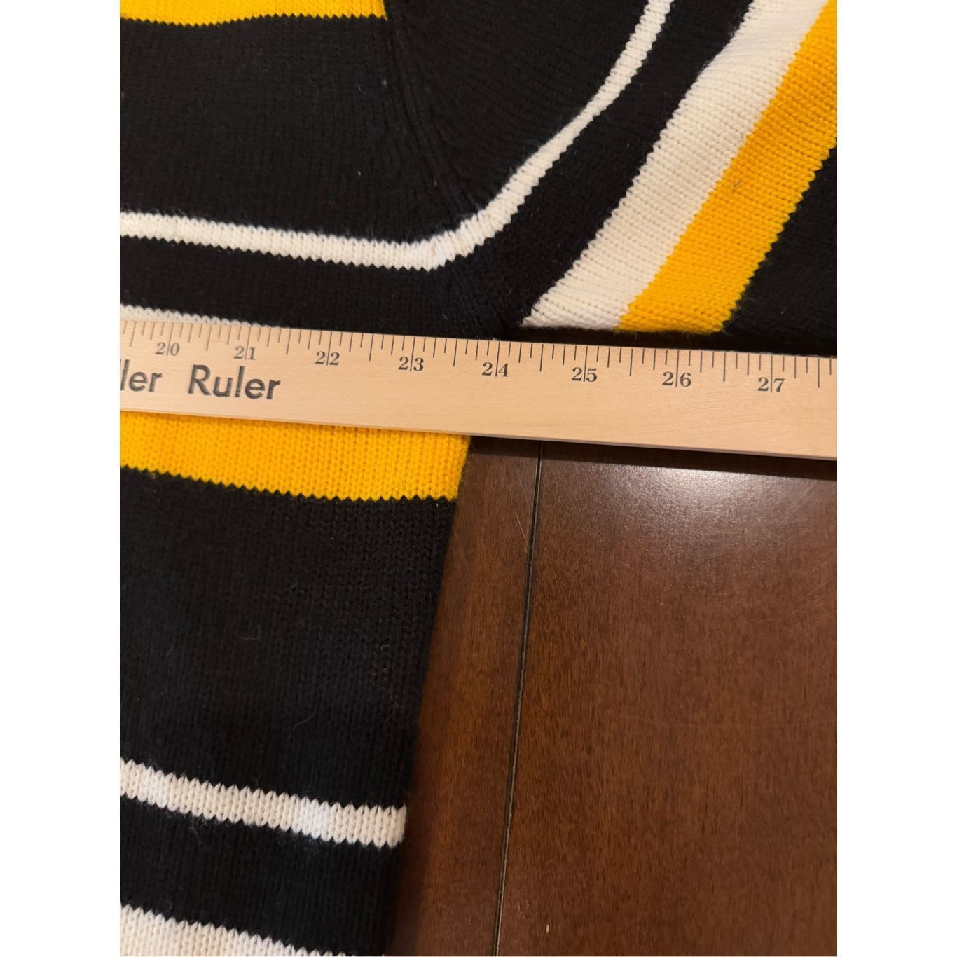 Vintage Size L - vintage Y2K South pole knitted black yellow sweater Size US L / EU 52-54 / 3 - 4 Thumbnail