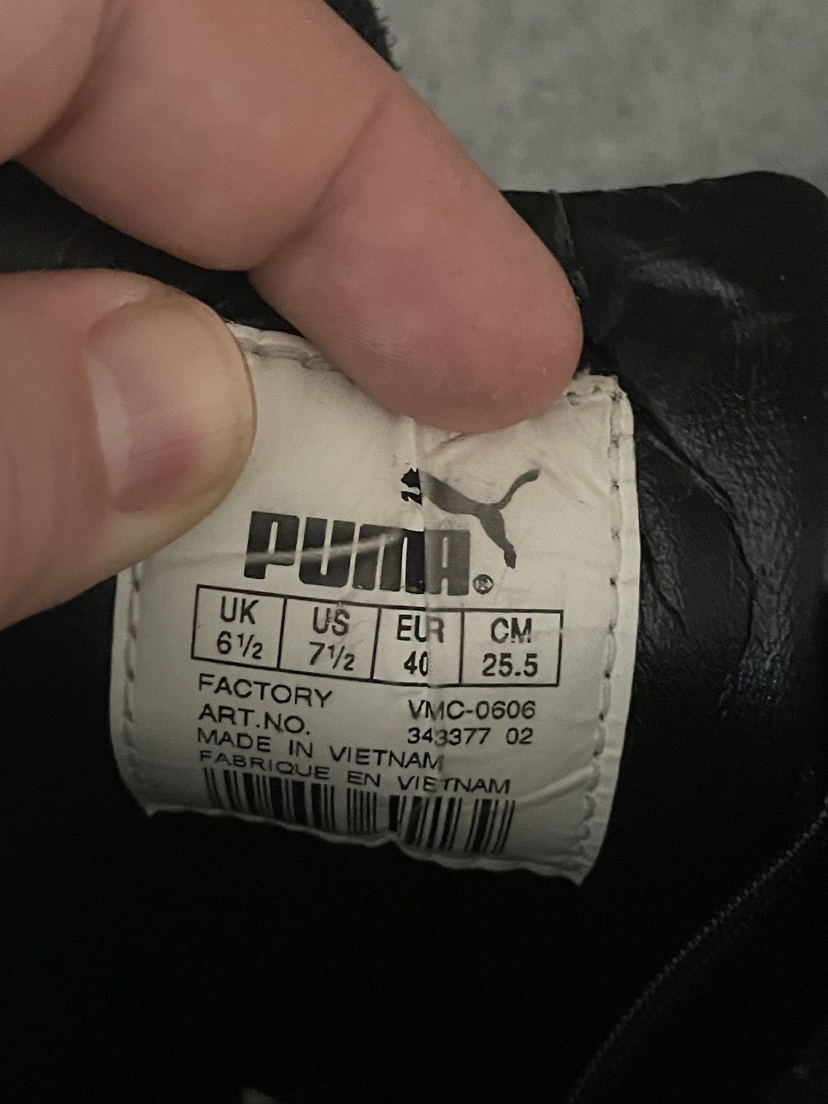Puma Puma Mostro Brouge Black leather Size US 10 / IT 40 - 6 Thumbnail
