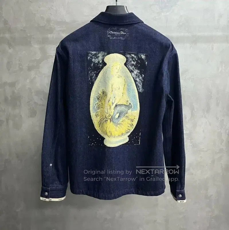 Dior Dior Blue Denim Long Sleeve Button-Up Shirt . Size US L / EU 52-54 / 3 - 5 Thumbnail