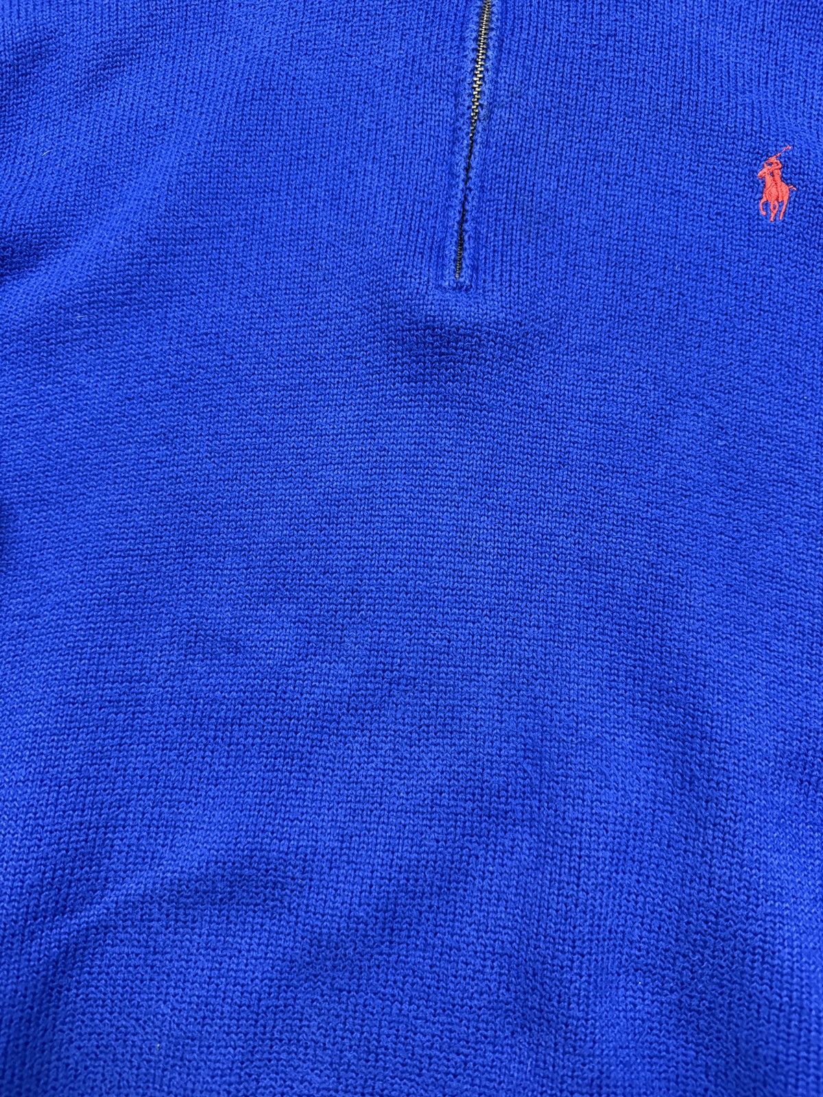 Polo Ralph Lauren Mens Vintage Polo Ralph Lauren 1/3 zip sweatshirt blue rare Size US L / EU 52-54 / 3 - 12 Thumbnail