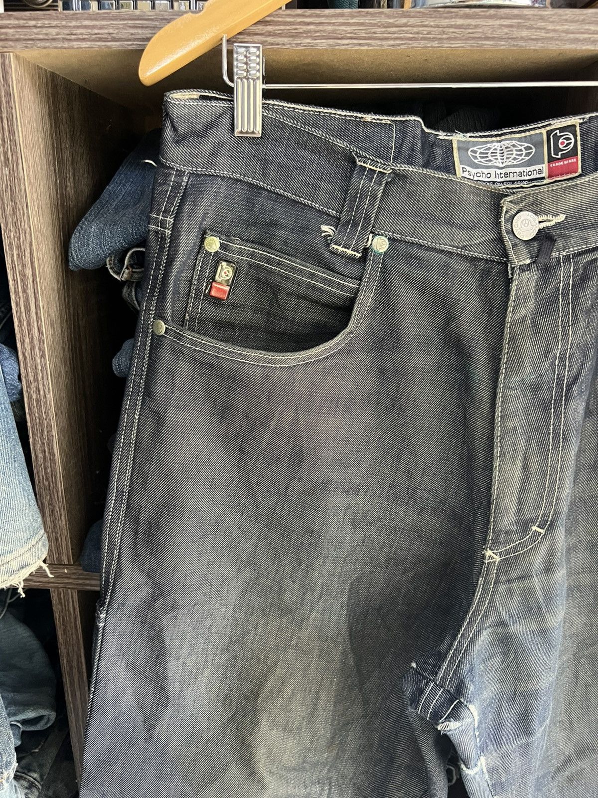Other 🔥Made in Italy Psycho Cowboy Distressed Baggy Denim Size US 34 / EU 50 - 7 Thumbnail