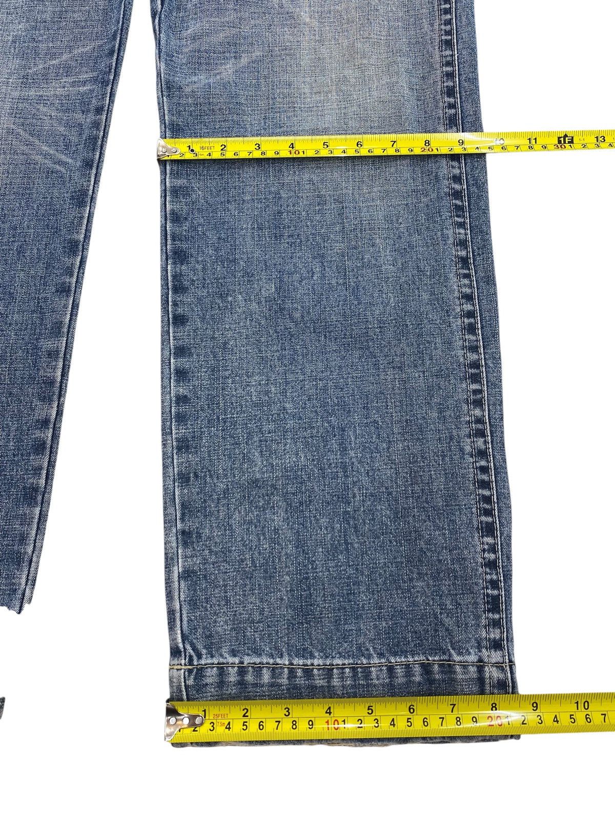 Japanese Brand Japanese Brand Acid Blue Wash Back Carpenter Baggy Jeans Size US 34 / EU 50 - 11 Thumbnail
