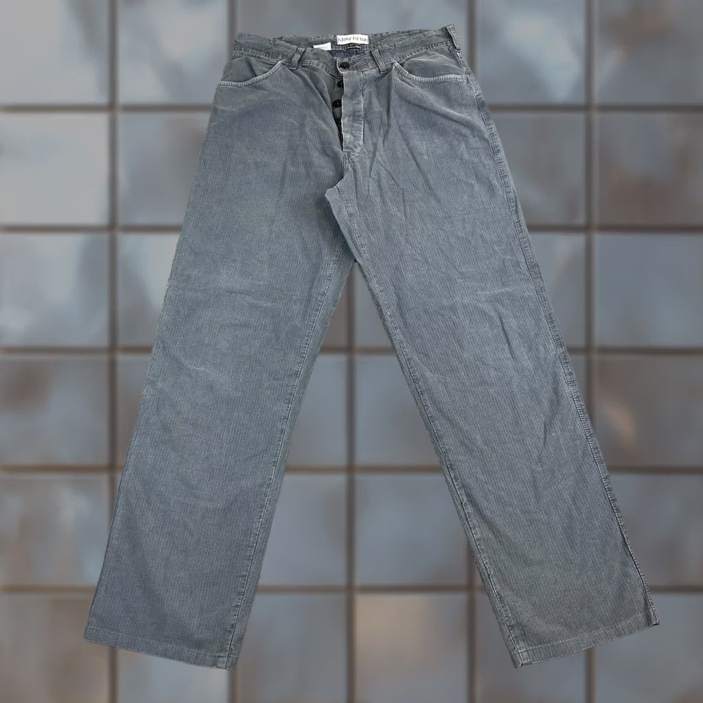 Stone Island VINTAGE Stone Island Jeans Straight 32 32 Charcoal Grey Osti 80s Mens Jeans 5-Pocket Den i Size US 32 / EU 48 - 1 Thumbnail