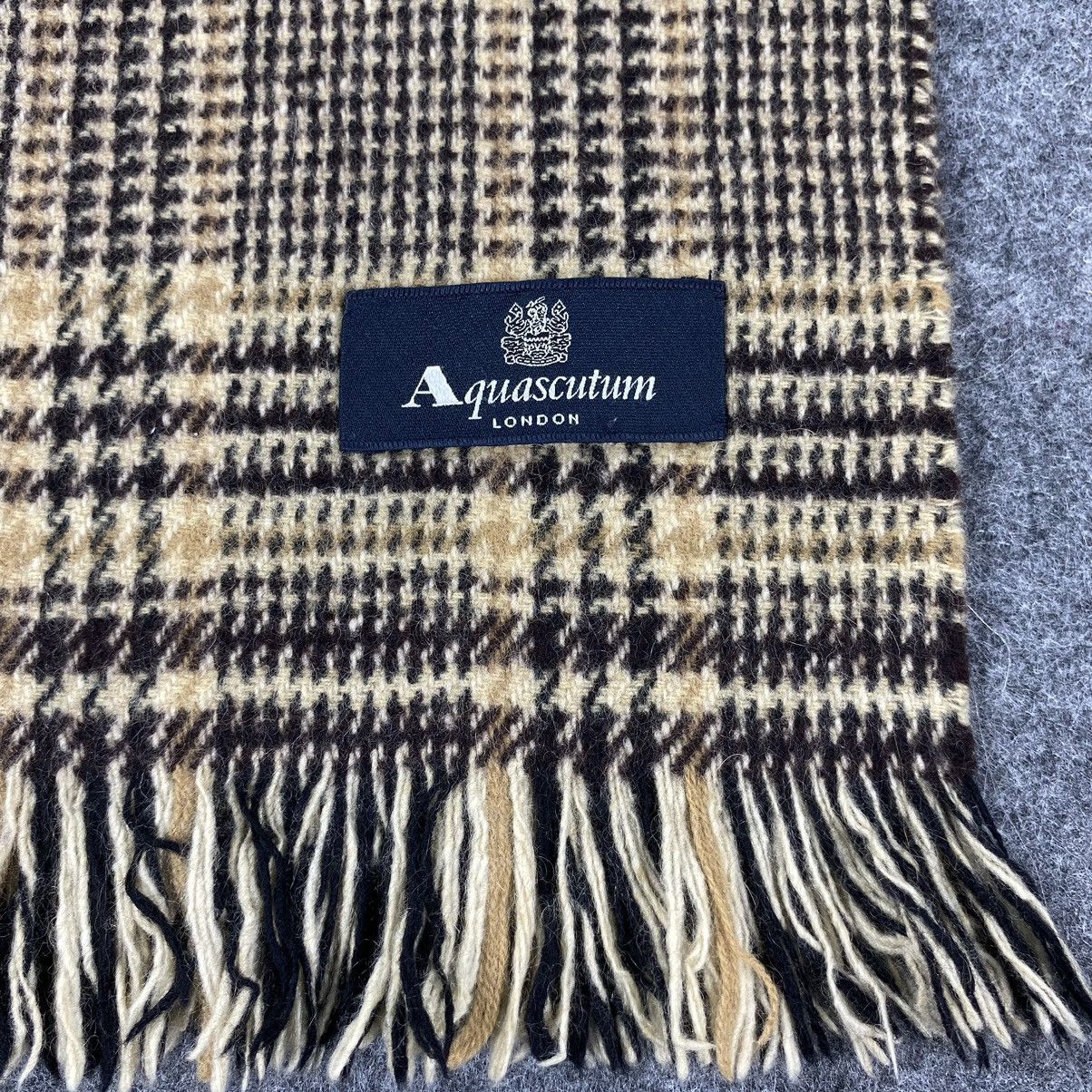 Aquascutum × Vintage Aquascutum Scarf # Muffler # Neckwear # D170 Size ONE SIZE - 2 Thumbnail