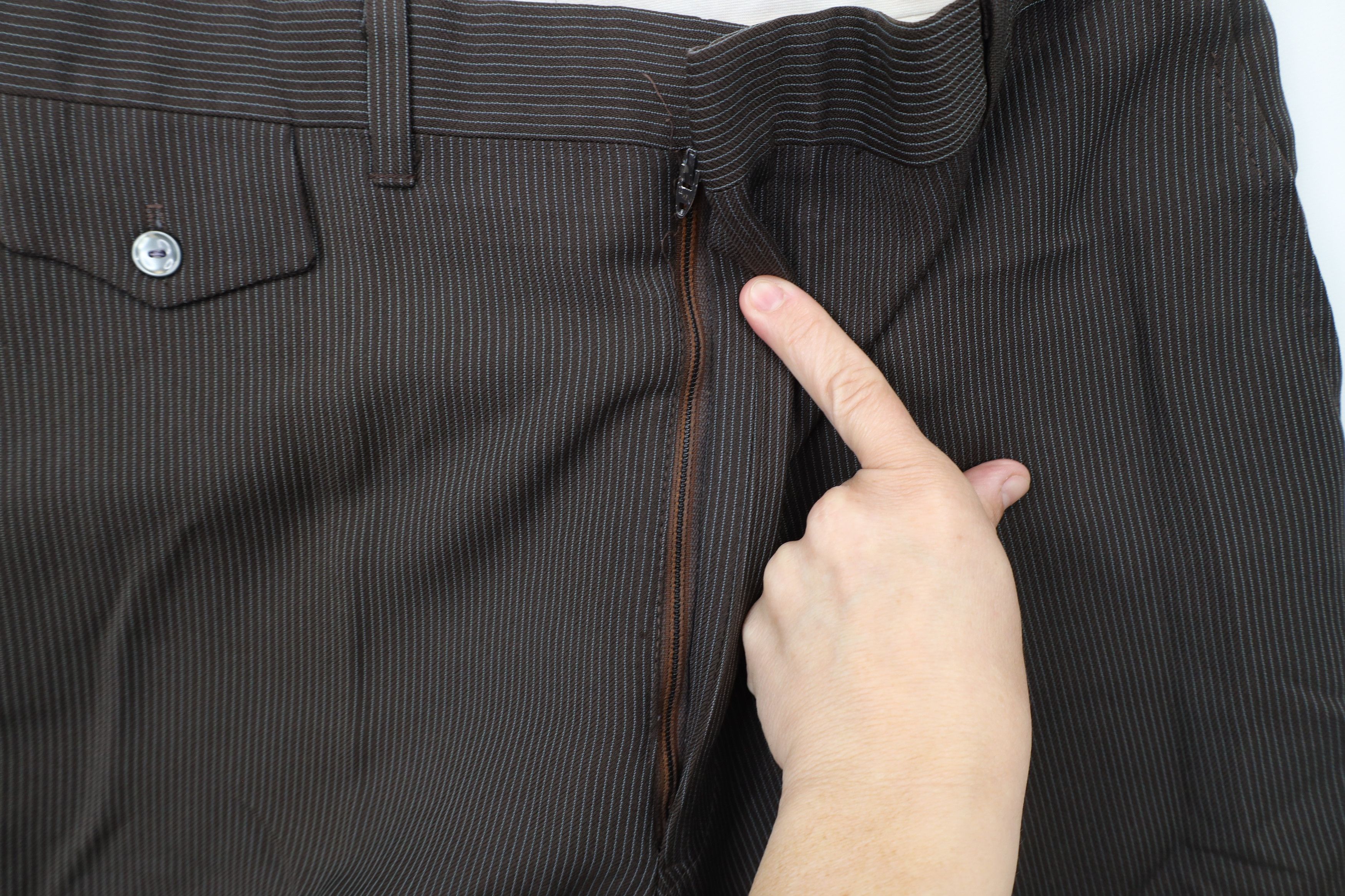 Vintage Vintage 60s 70s Streetwear Knit Bell Bottoms Pants Brown USA Size US 32 / EU 48 - 5 Thumbnail