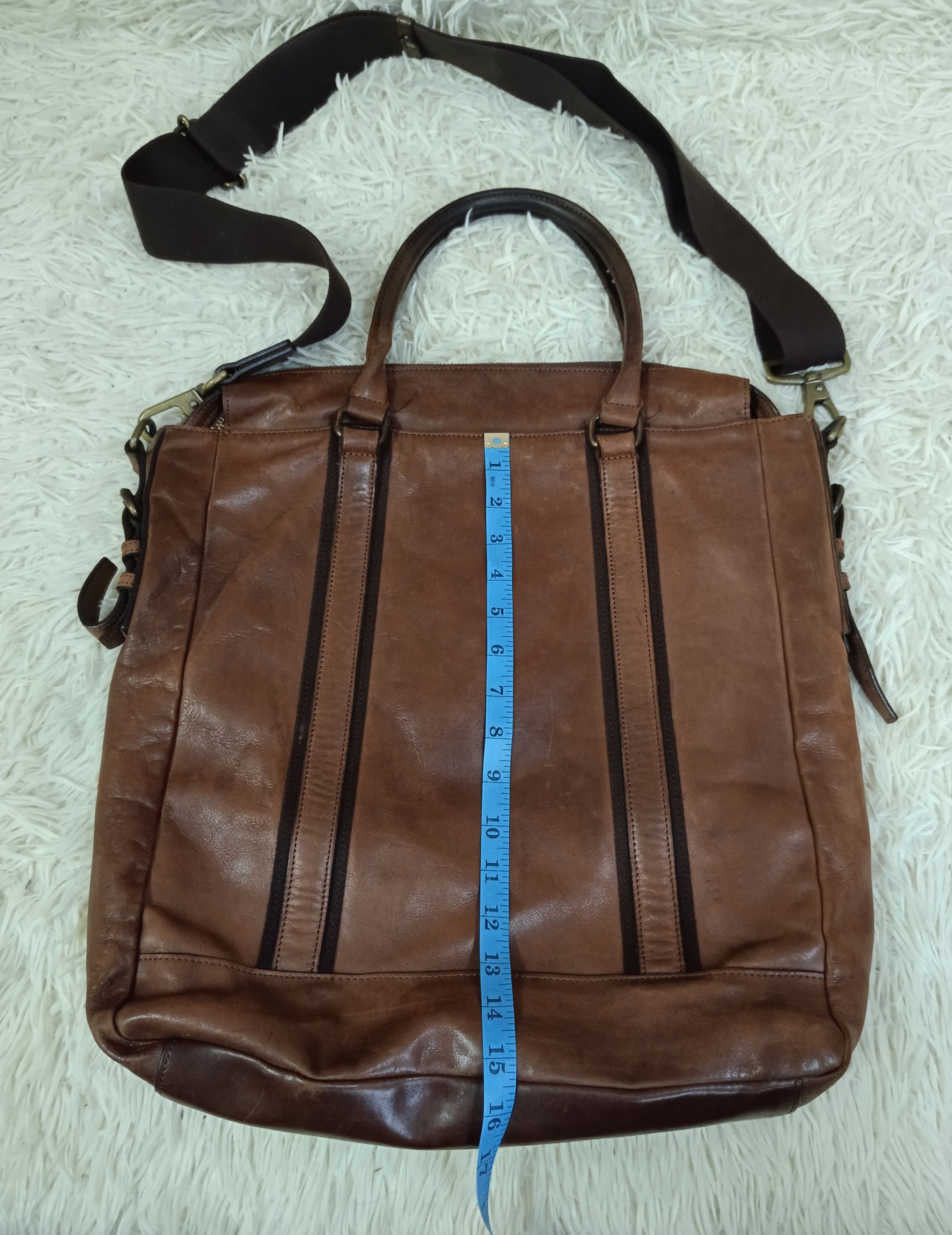 Burberry BURBERRY 2WAYS PATINA LEATHER Size ONE SIZE - 6 Thumbnail